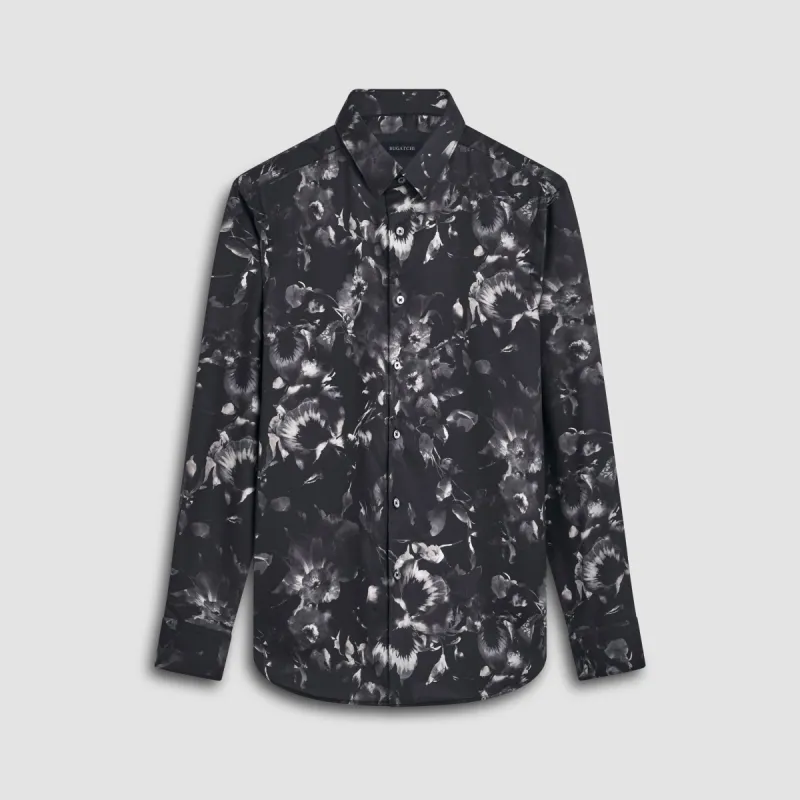 Julian Airbrush Floral Shirt sold by Bugatchi