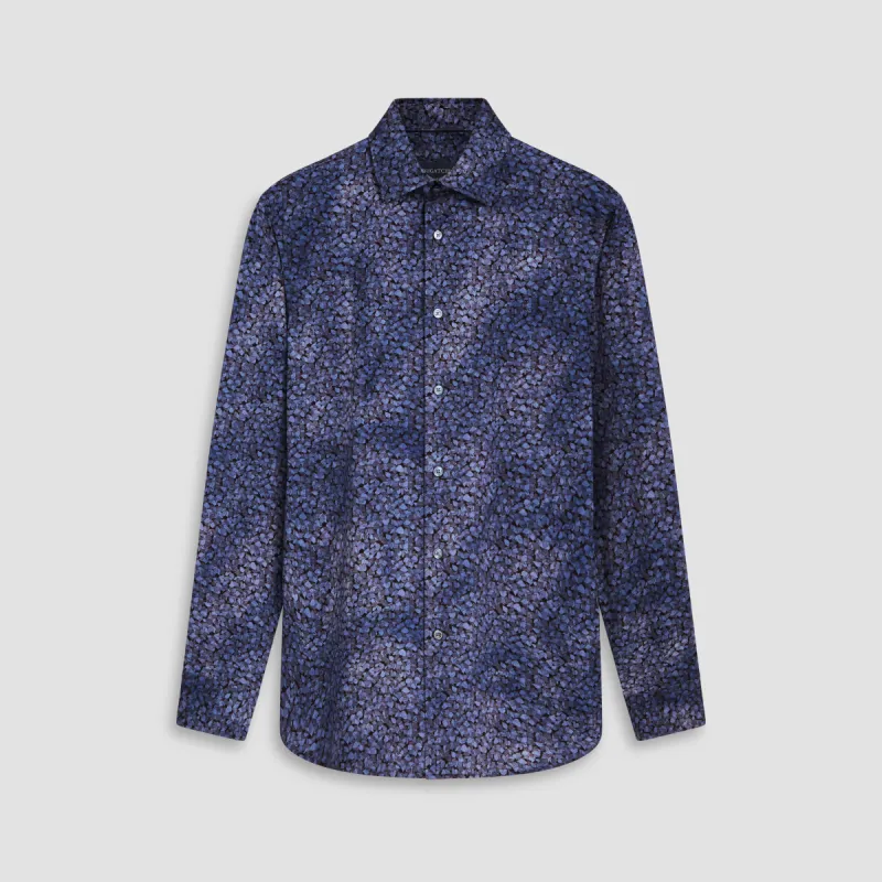 James Leaf Print OoohCotton Shirt sold by Bugatchi