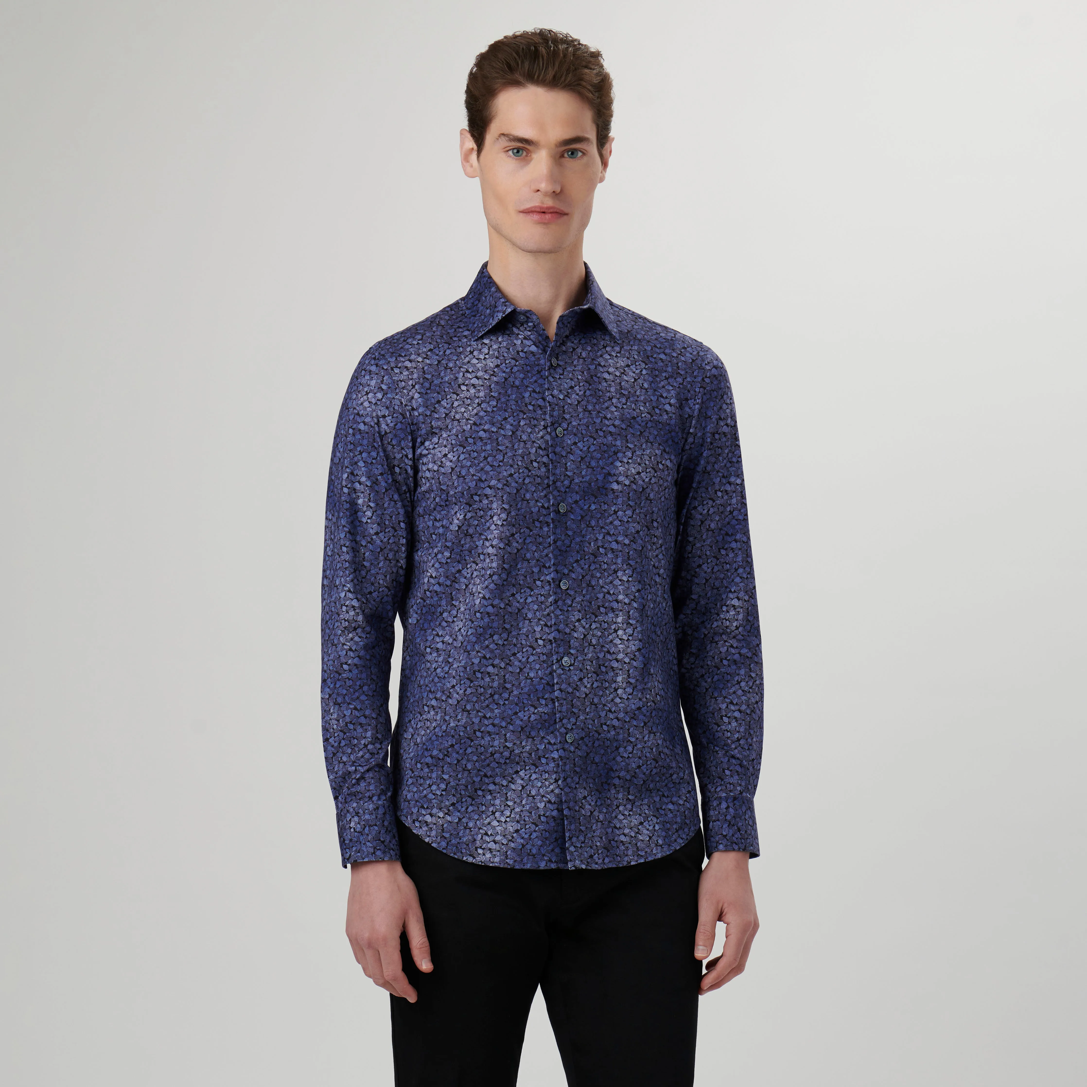 James Leaf Print OoohCotton Shirt sold by Bugatchi product image thumbnail 2