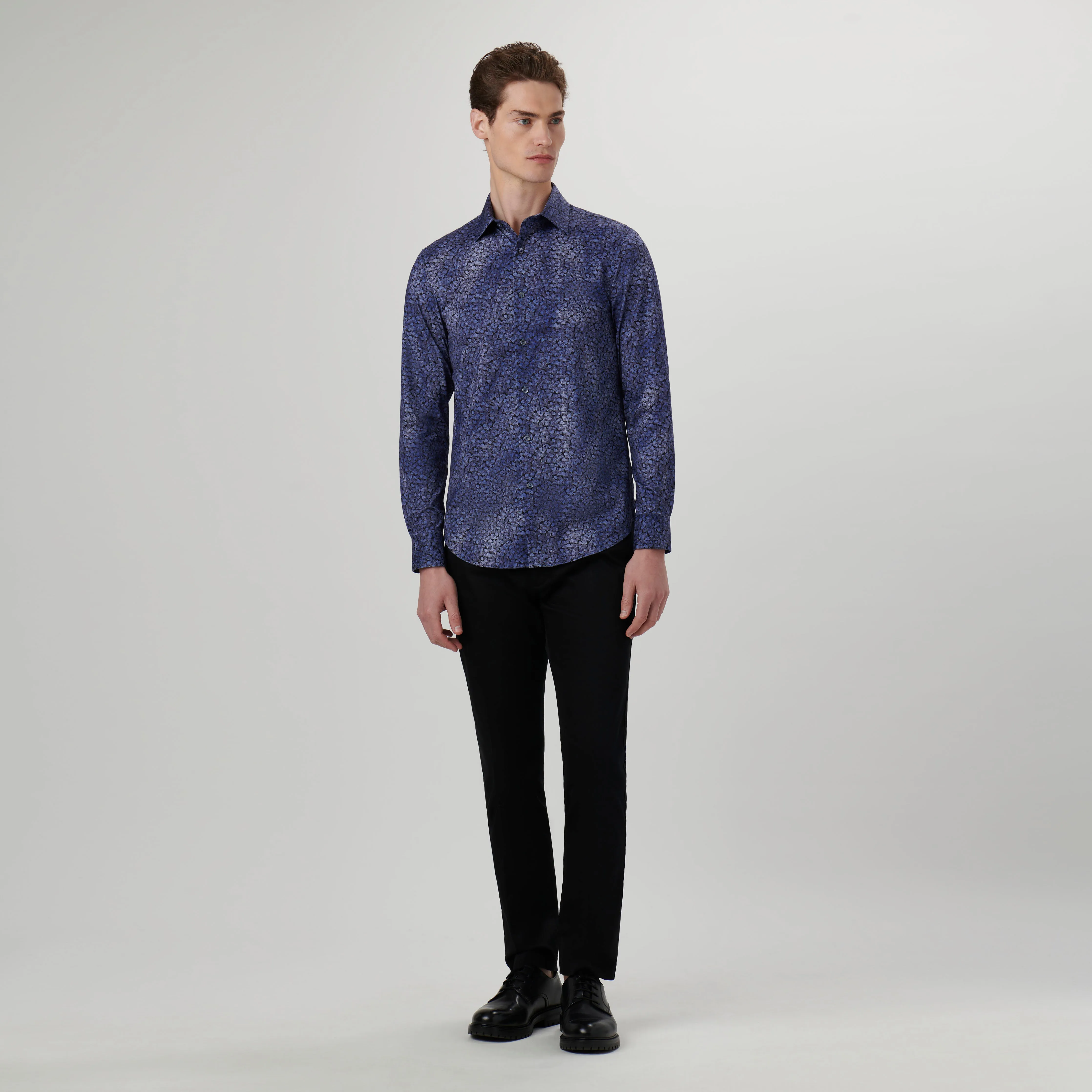 James Leaf Print OoohCotton Shirt sold by Bugatchi product image thumbnail 5