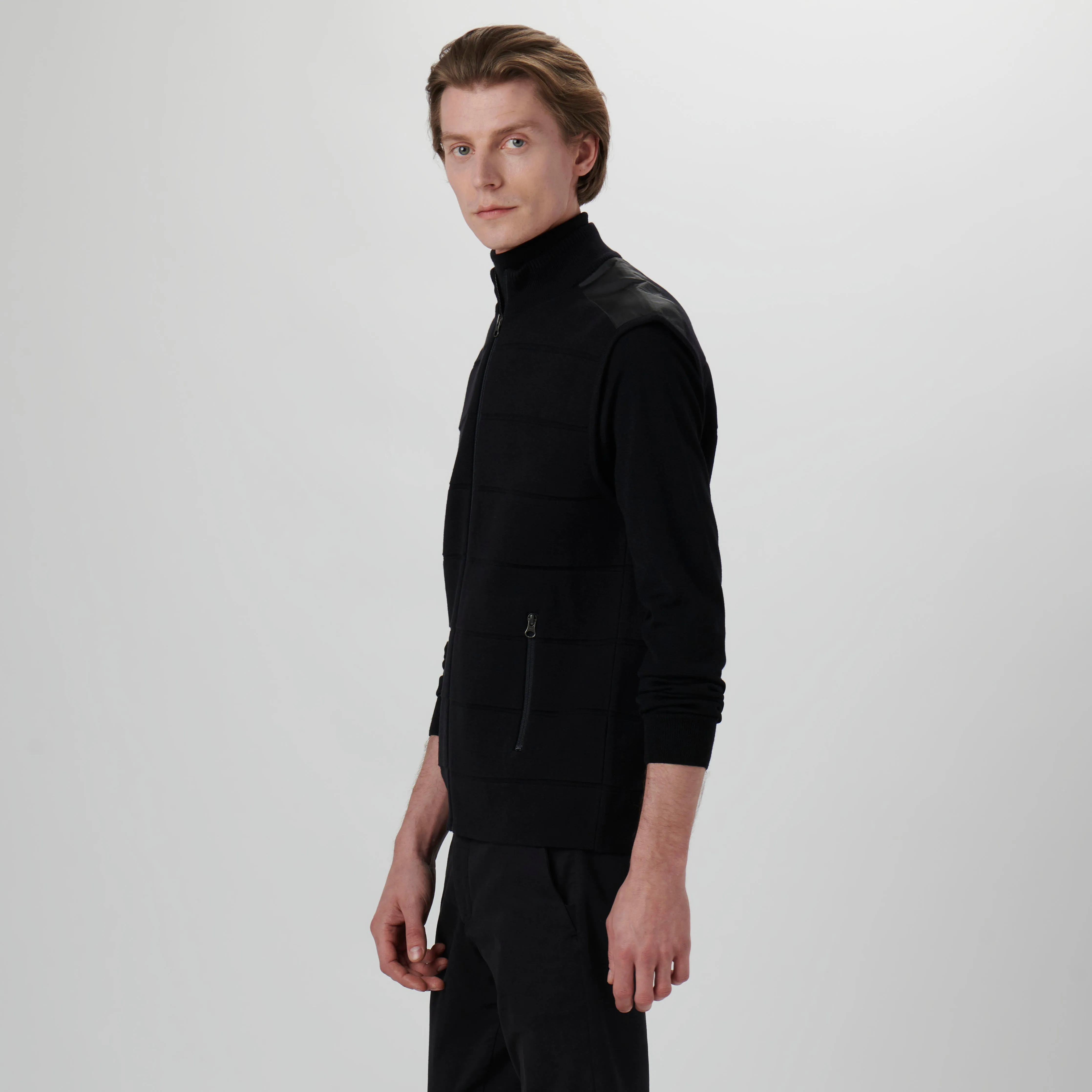 Solid Sweater Vest sold by Bugatchi product image thumbnail 3