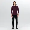 Long Sleeve Quarter Zip Polo sold by Bugatchi