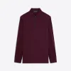 Long Sleeve Quarter Zip Polo sold by Bugatchi