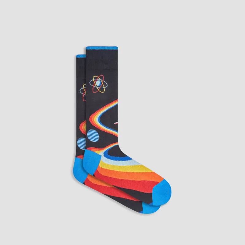 Cosmic Mid-Calf Socks sold by Bugatchi