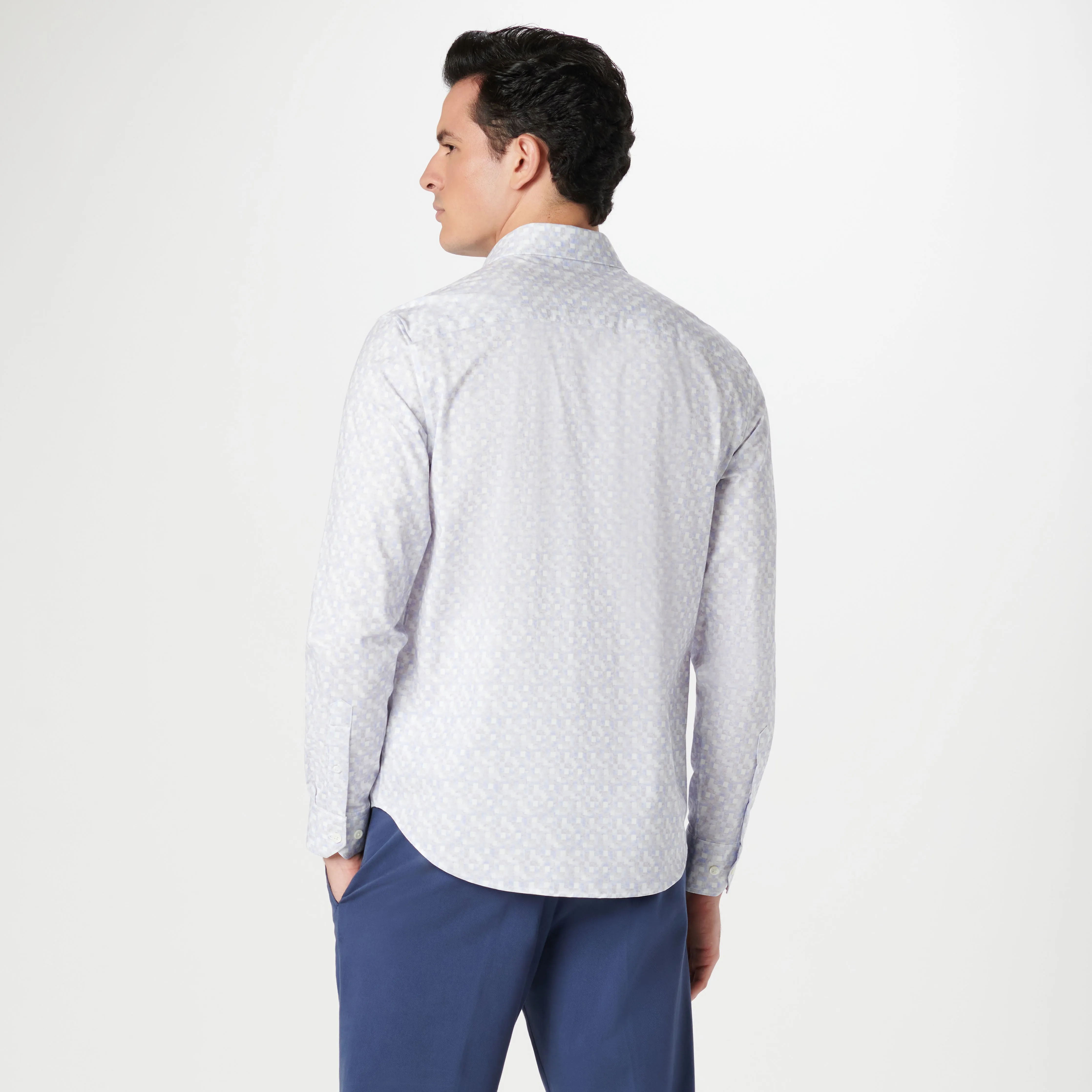 James Geometric OoohCotton Shirt sold by Bugatchi product image thumbnail 4