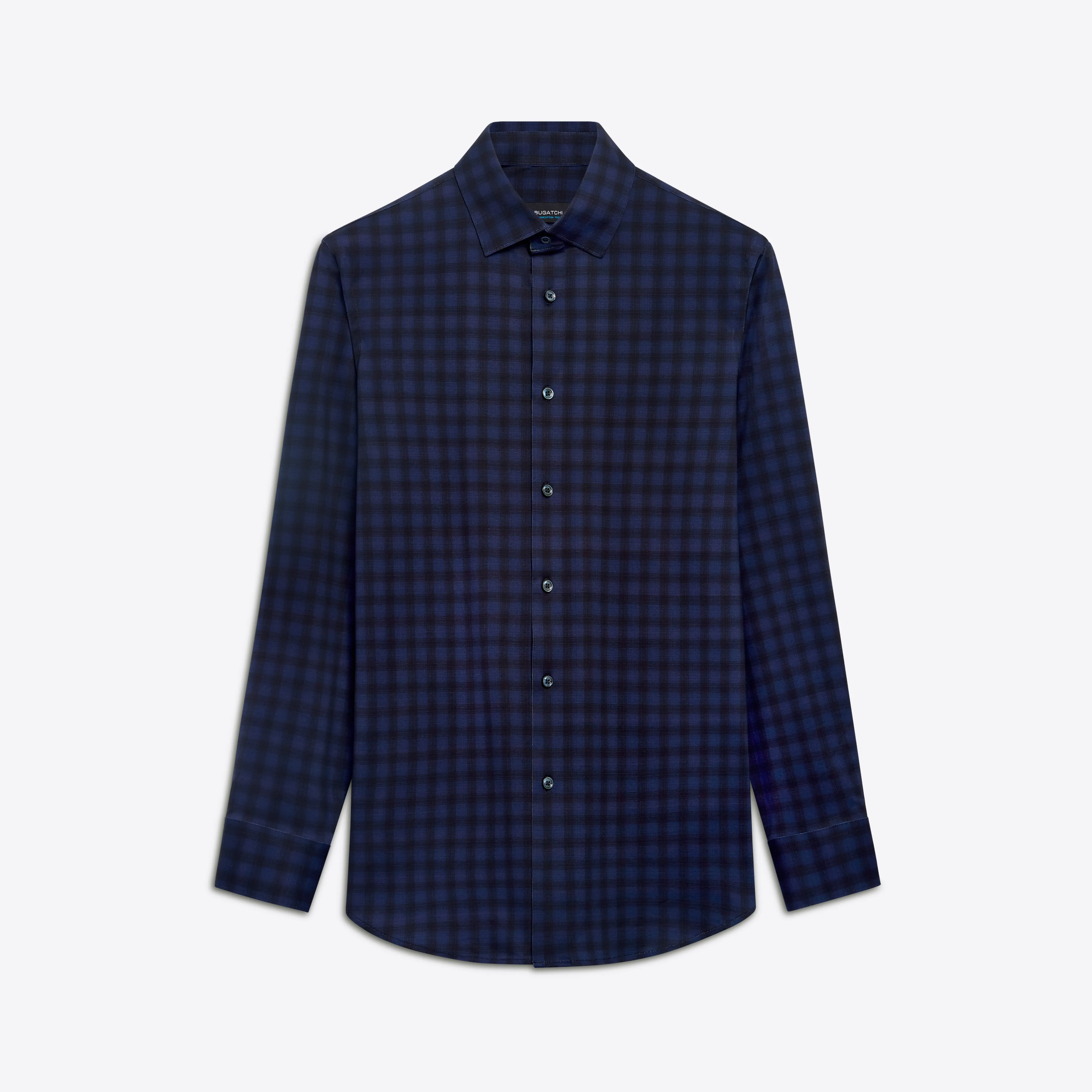 JAMES Plaid Check OoohCotton Shirt sold by Bugatchi