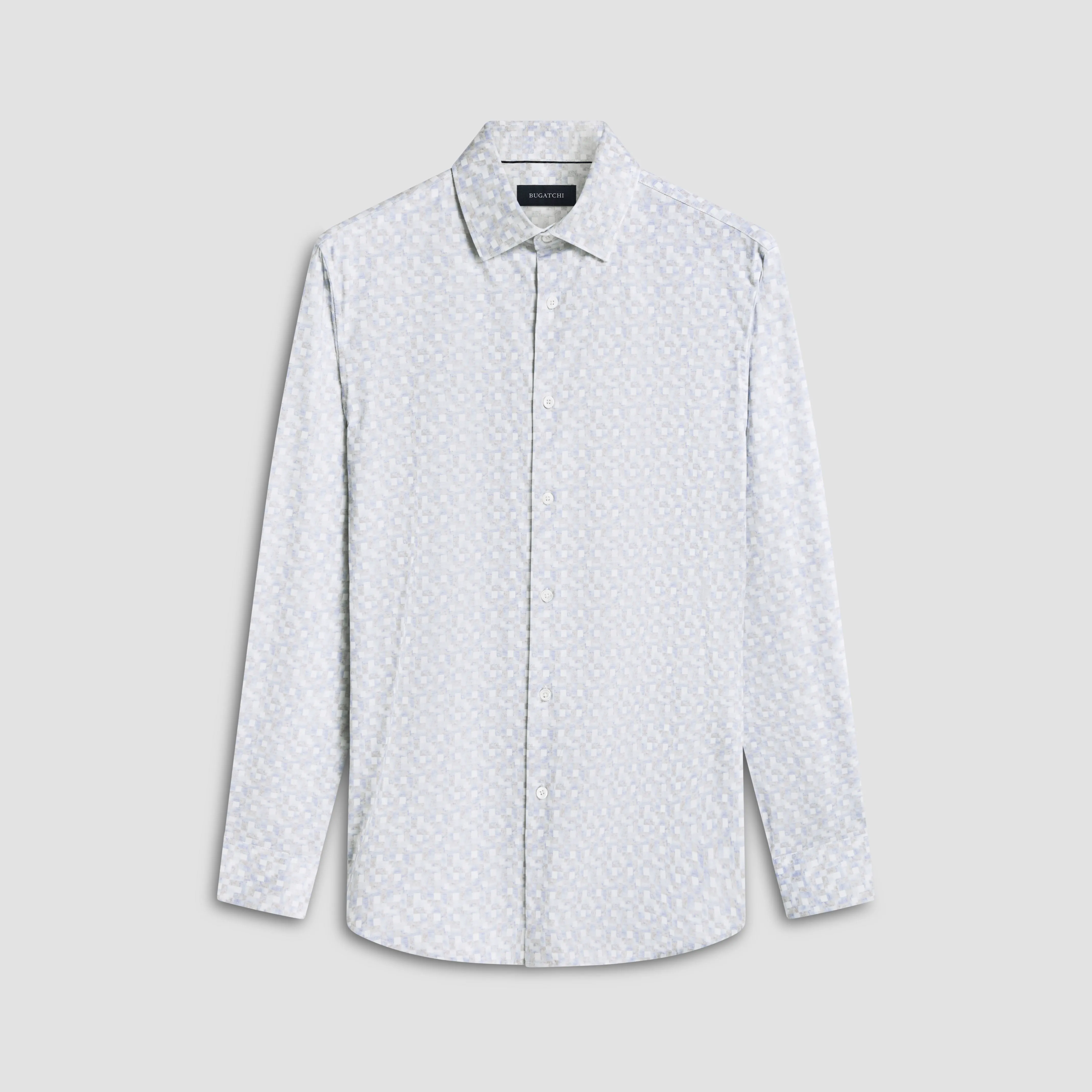 James Geometric OoohCotton Shirt sold by Bugatchi