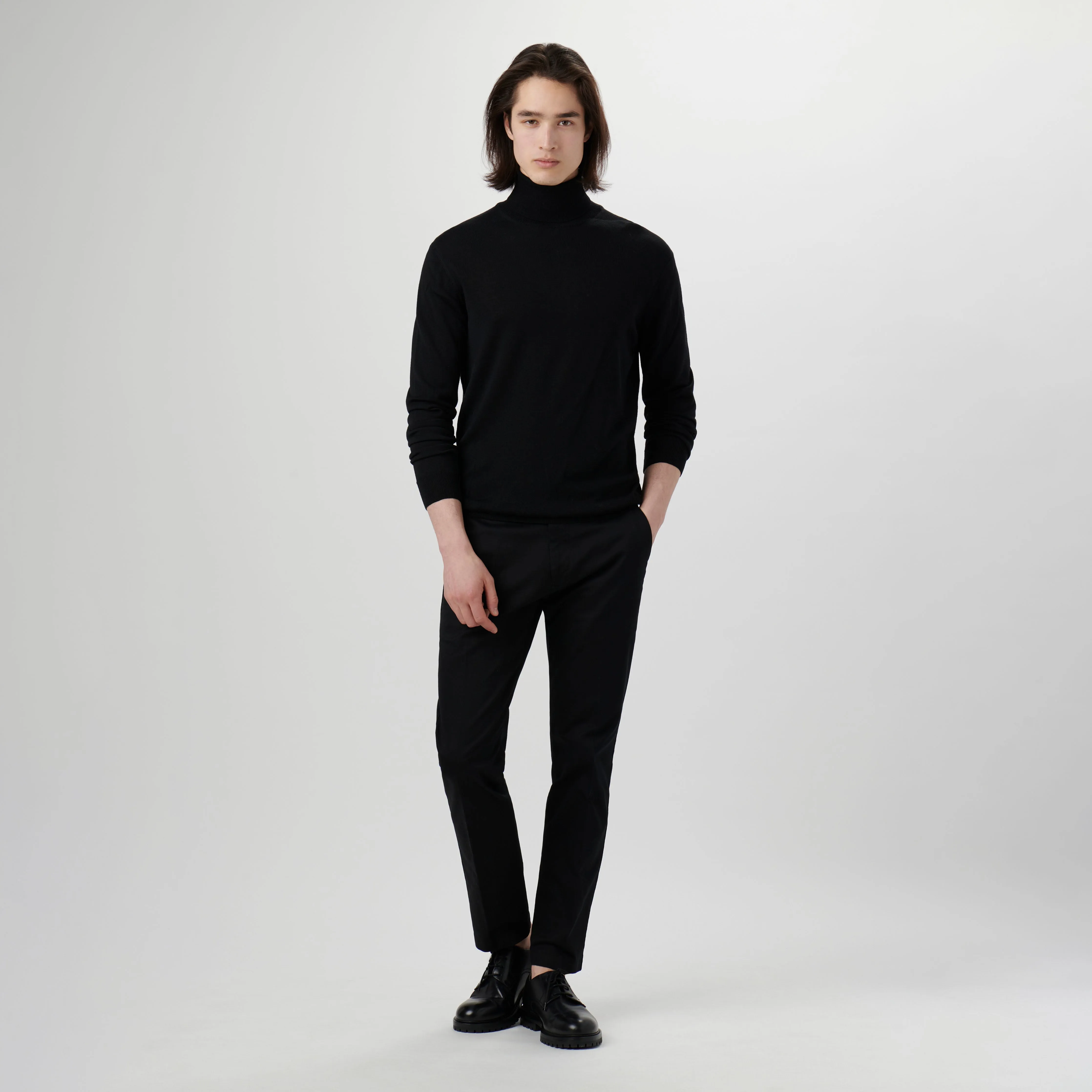 Super Merino Solid Turtleneck Sweater sold by Bugatchi product image thumbnail 5