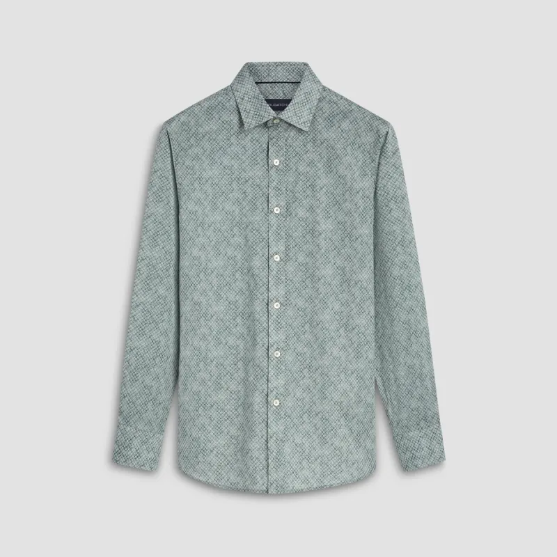Julian Geometric Print Shirt sold by Bugatchi