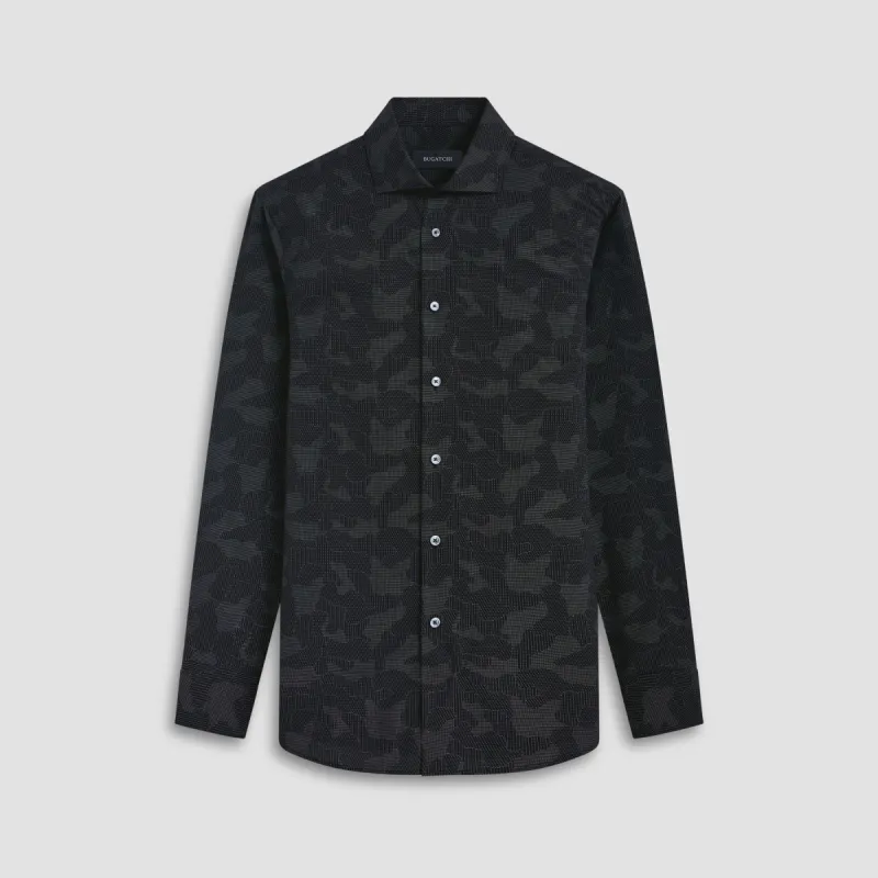 Axel Pin Dot Abstract Shirt sold by Bugatchi