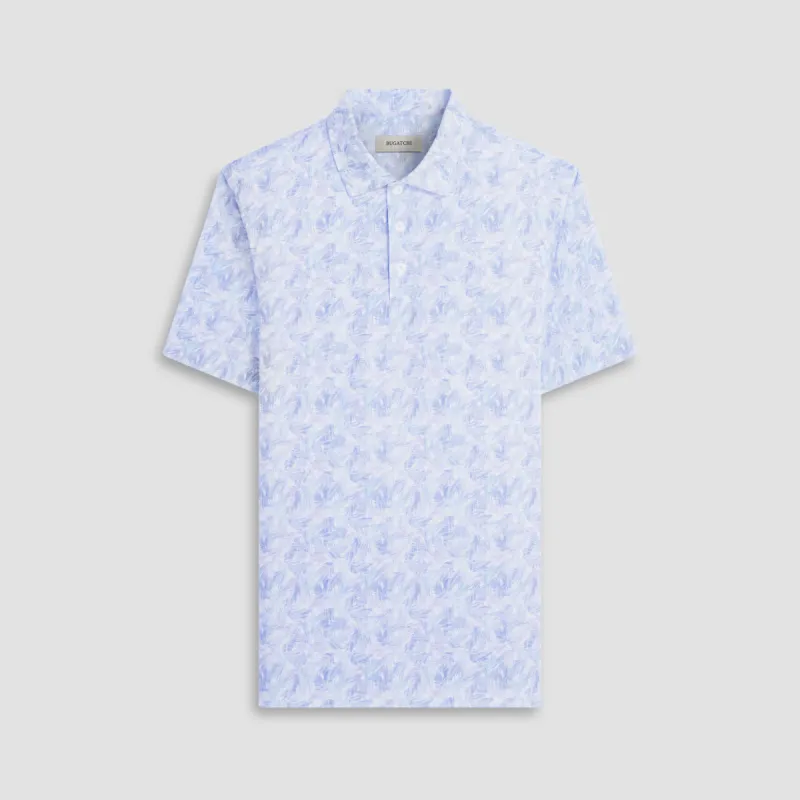 Victor Leaf Print OoohCotton Polo sold by Bugatchi