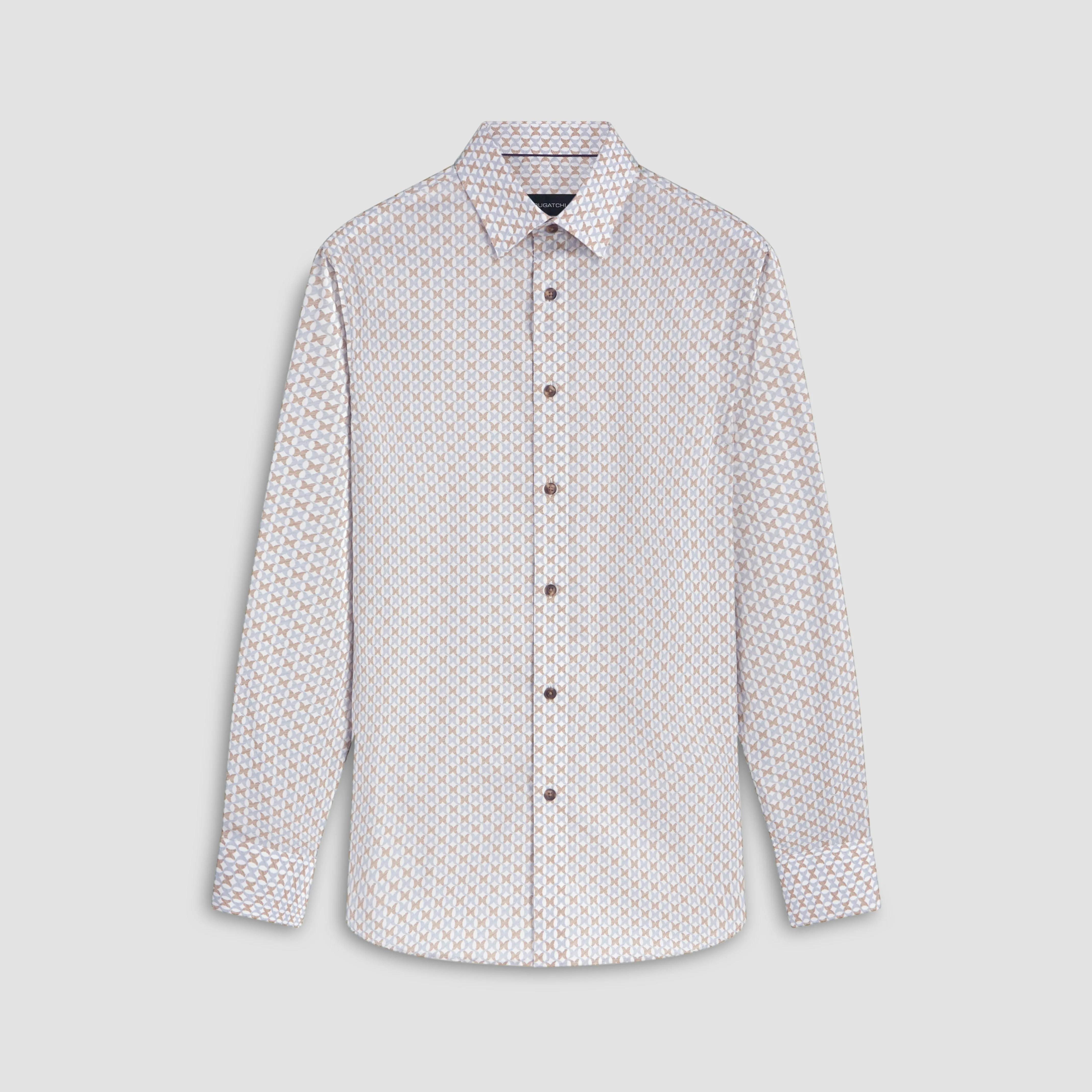 Julian Abstract Print Shirt sold by Bugatchi