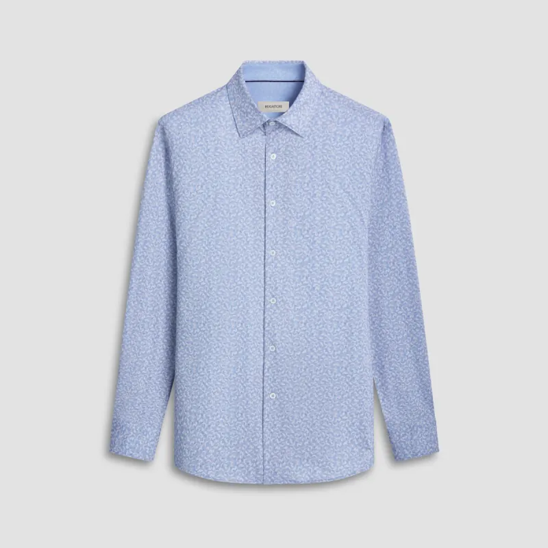 Jimmy Double Sided Abstract/Solid OoohCotton Shirt sold by Bugatchi