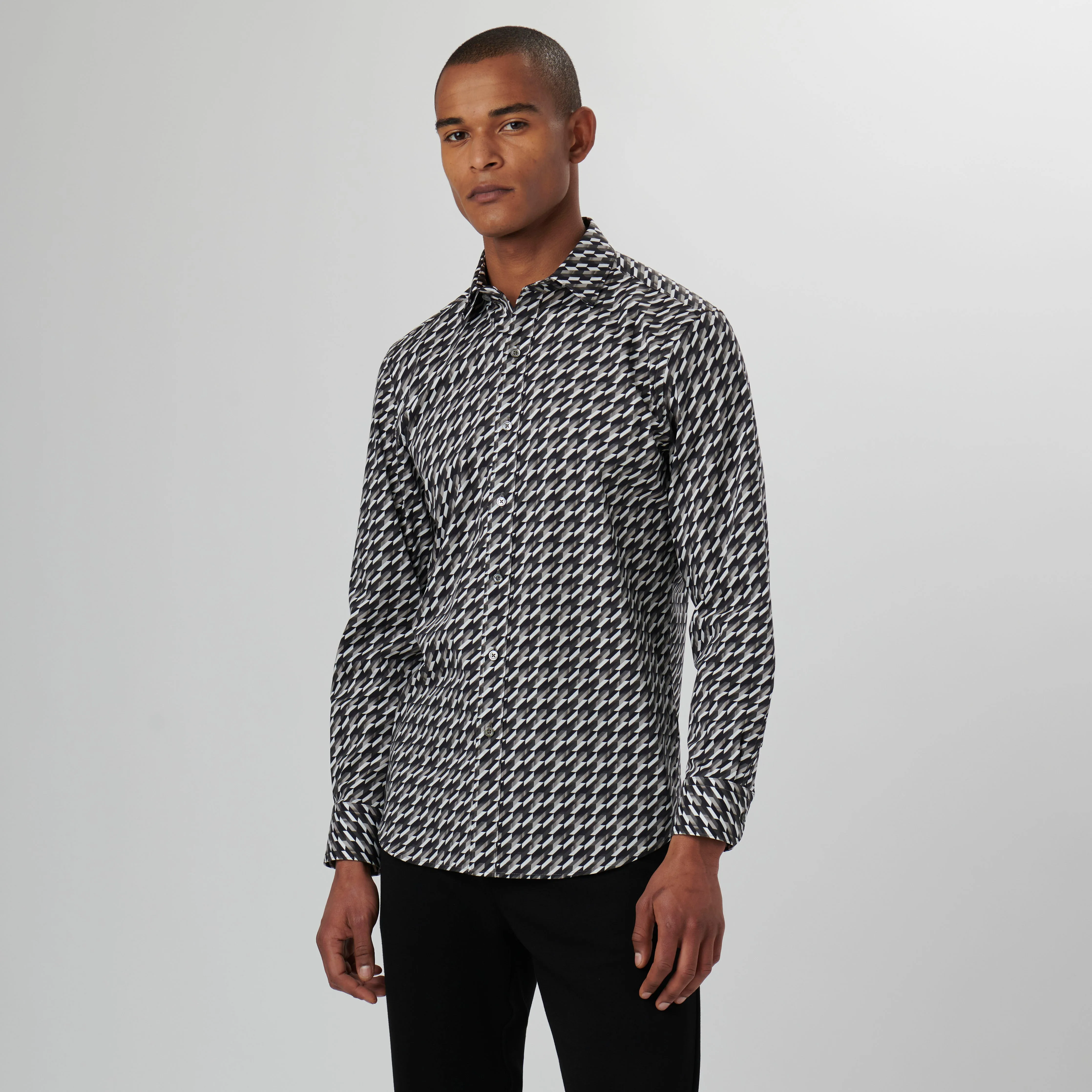 Axel Geometric Shirt sold by Bugatchi product image thumbnail 2