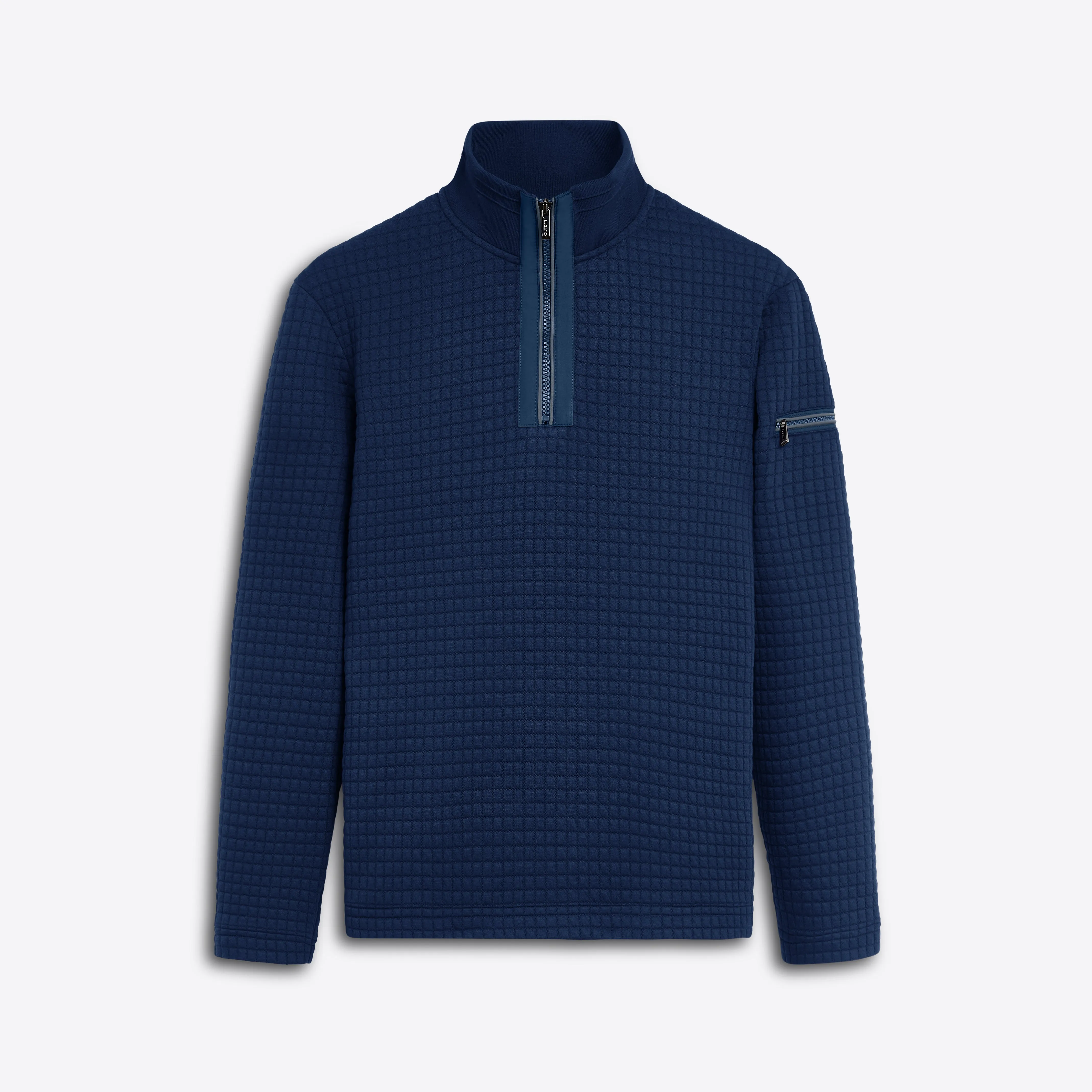 Long Sleeve Quarter Zip Pullover sold by Bugatchi