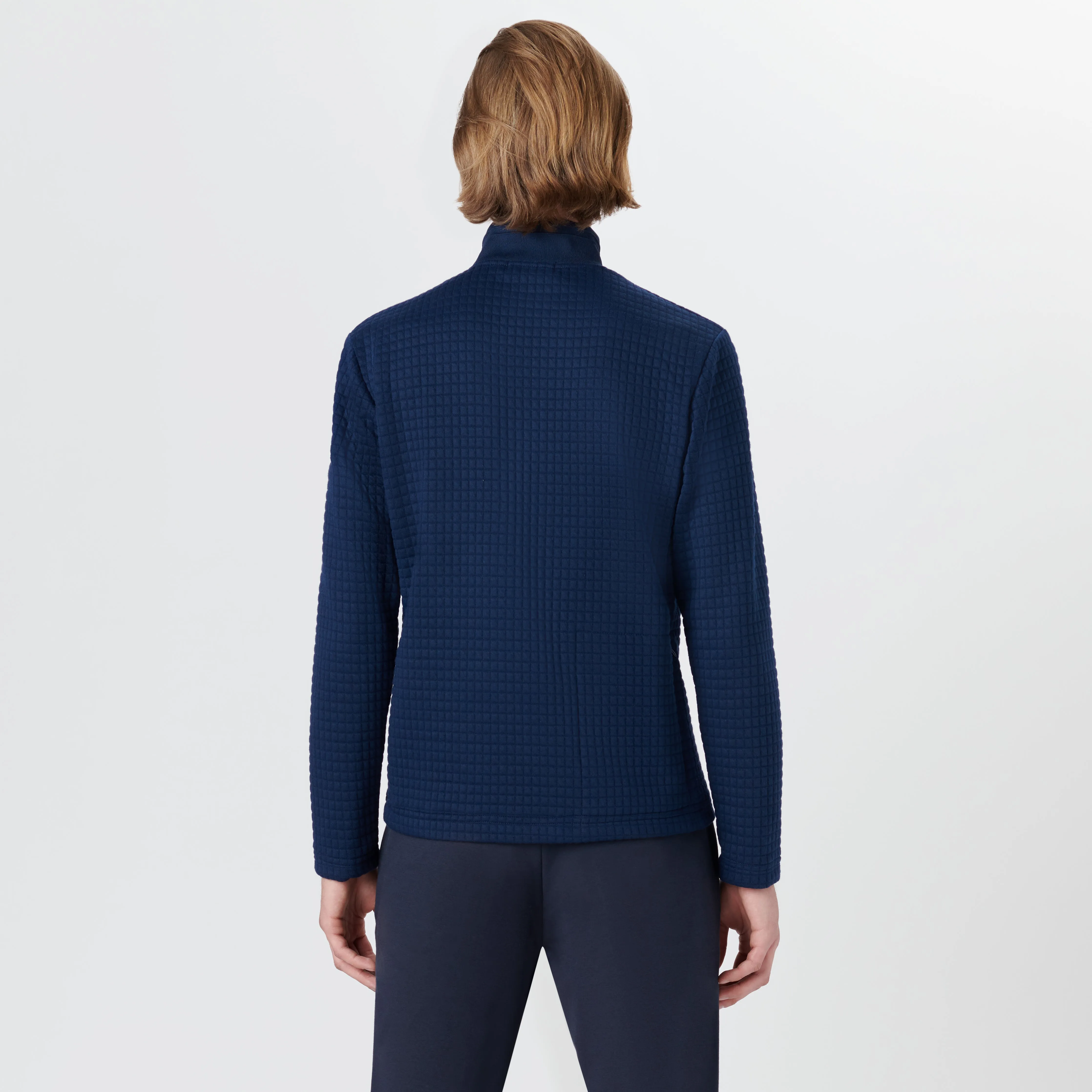 Long Sleeve Quarter Zip Pullover sold by Bugatchi product image thumbnail 4