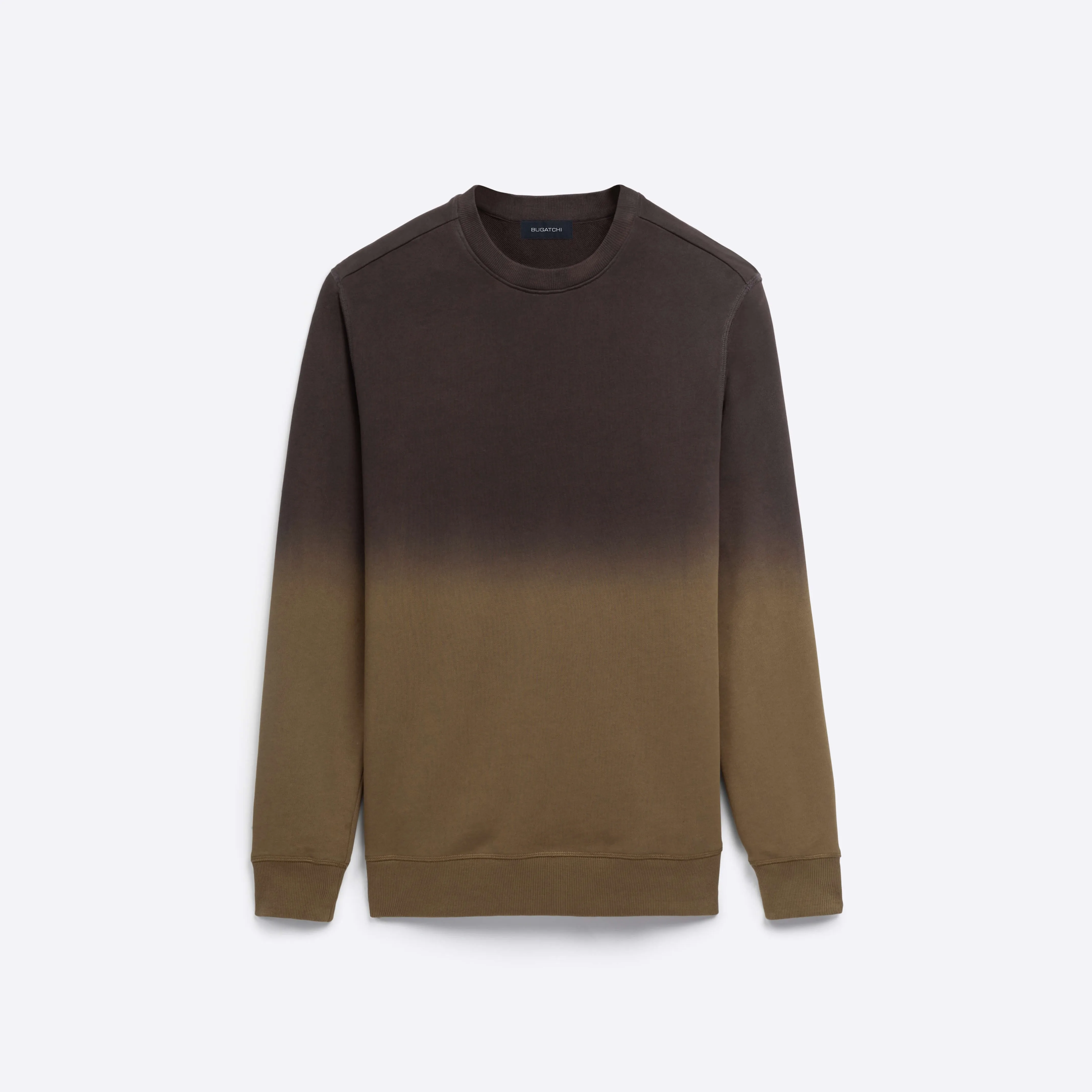 COMFORT Ombre Long Sleeve Crew Neck Pullover sold by Bugatchi