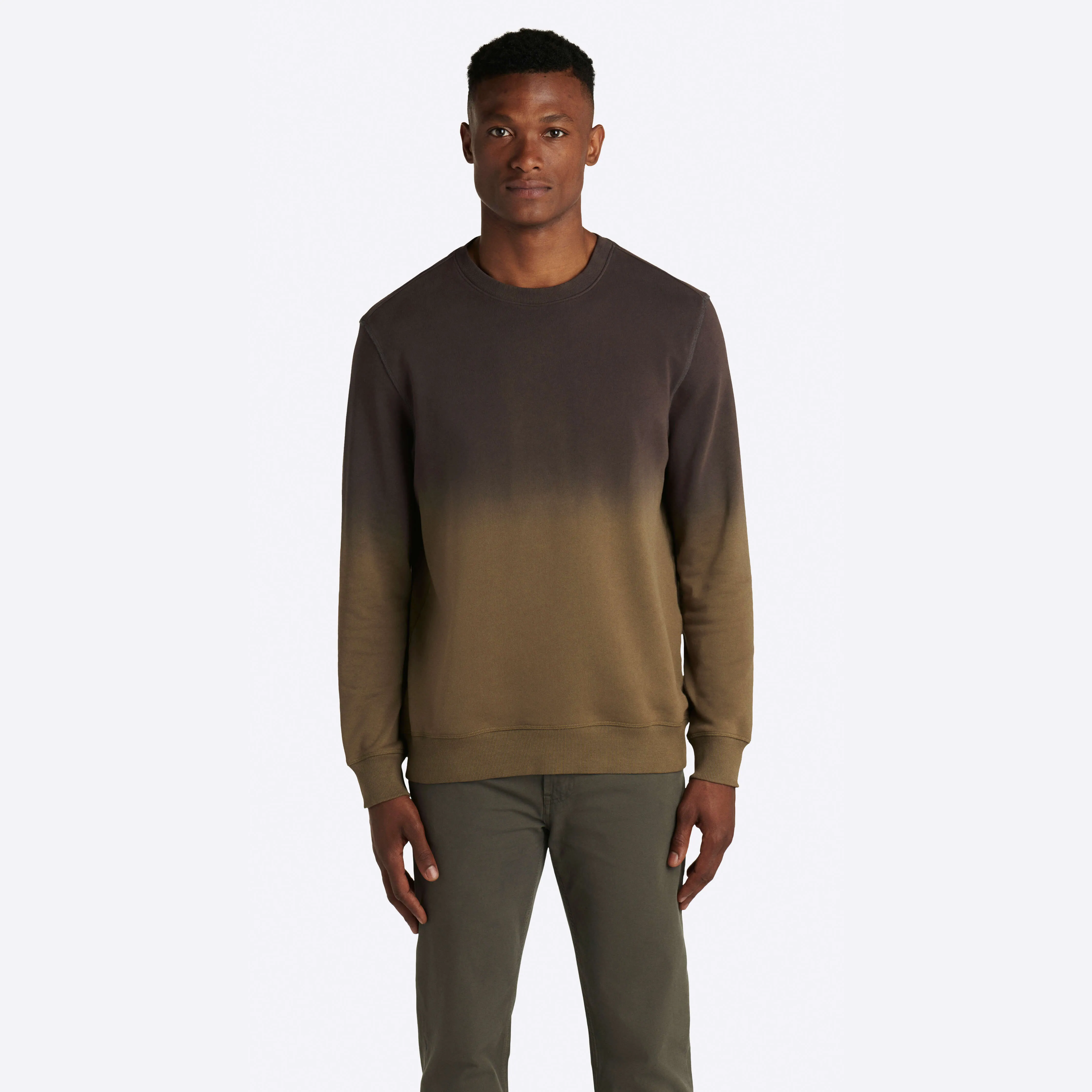COMFORT Ombre Long Sleeve Crew Neck Pullover sold by Bugatchi product image thumbnail 2