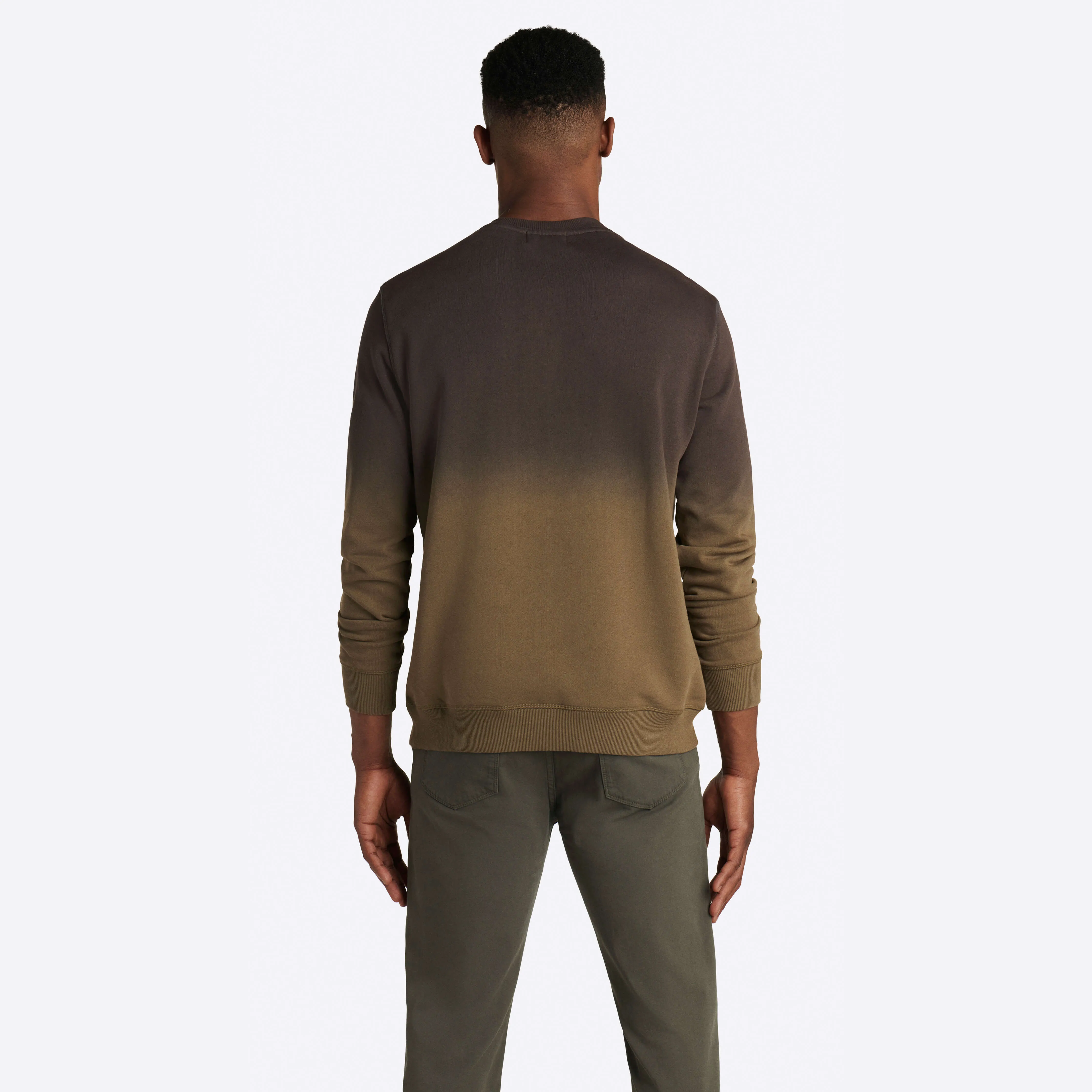 COMFORT Ombre Long Sleeve Crew Neck Pullover sold by Bugatchi product image thumbnail 5