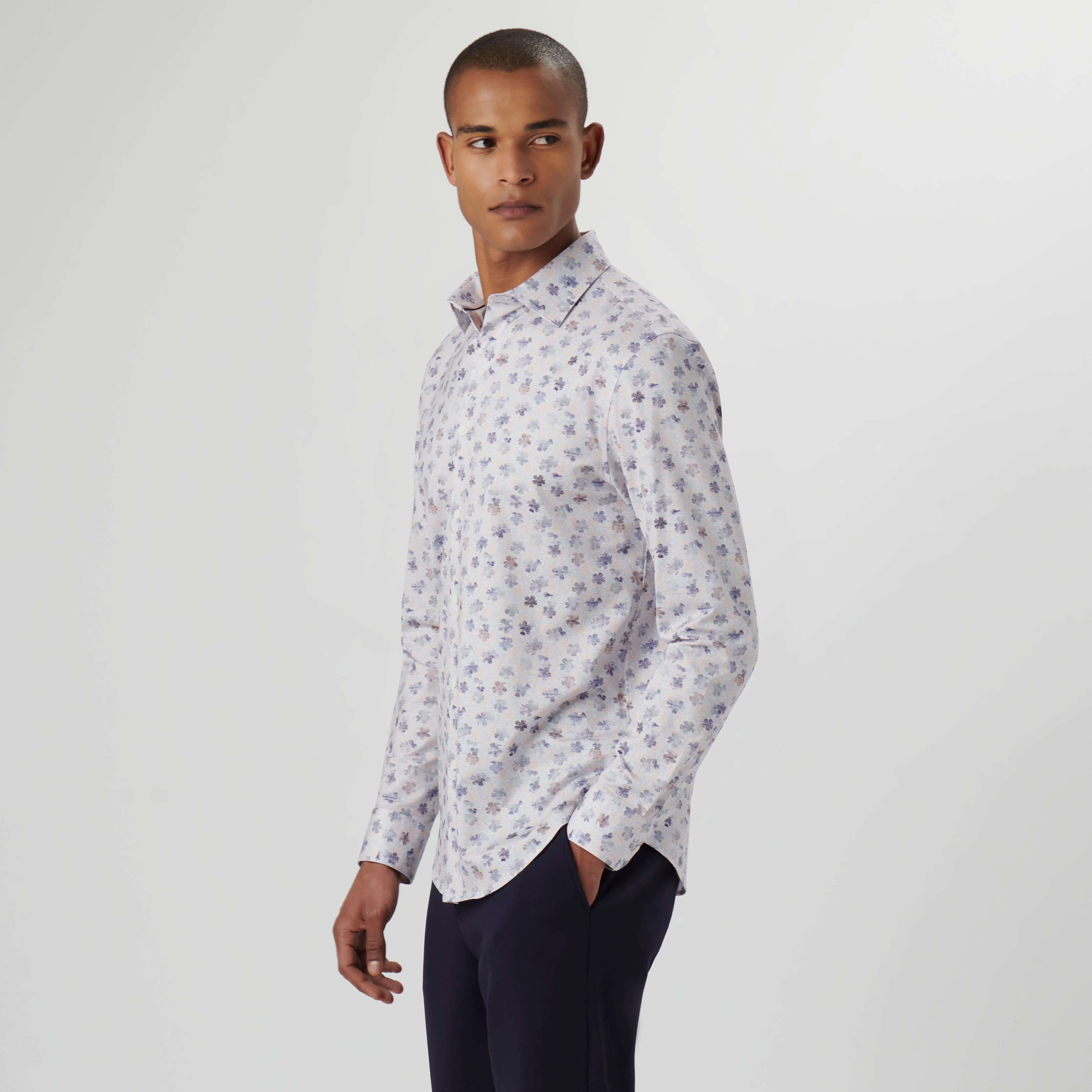 James Floral OoohCotton Shirt sold by Bugatchi product image thumbnail 3