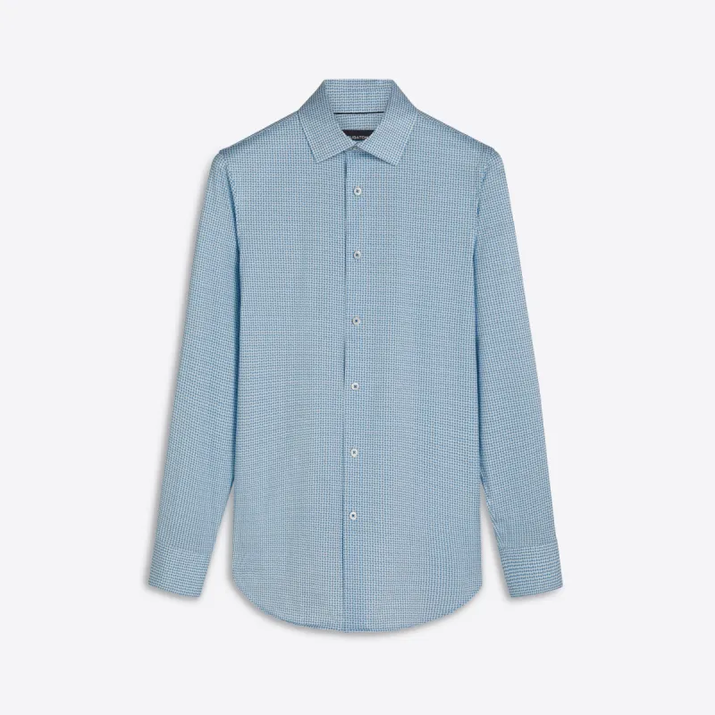 JAMES Geometric Print OoohCotton Shirt sold by Bugatchi