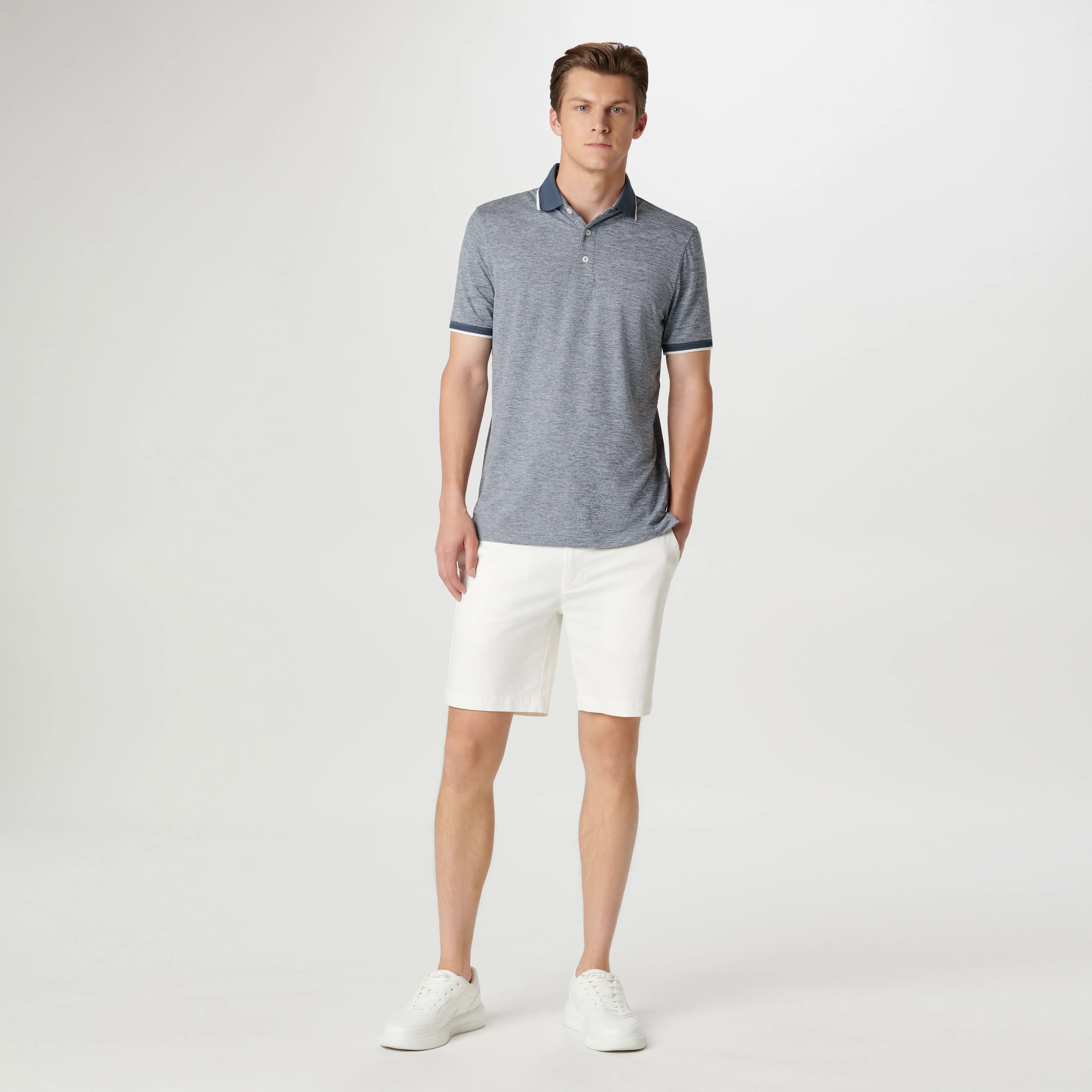 UV50 Performance Polo sold by Bugatchi product image thumbnail 5