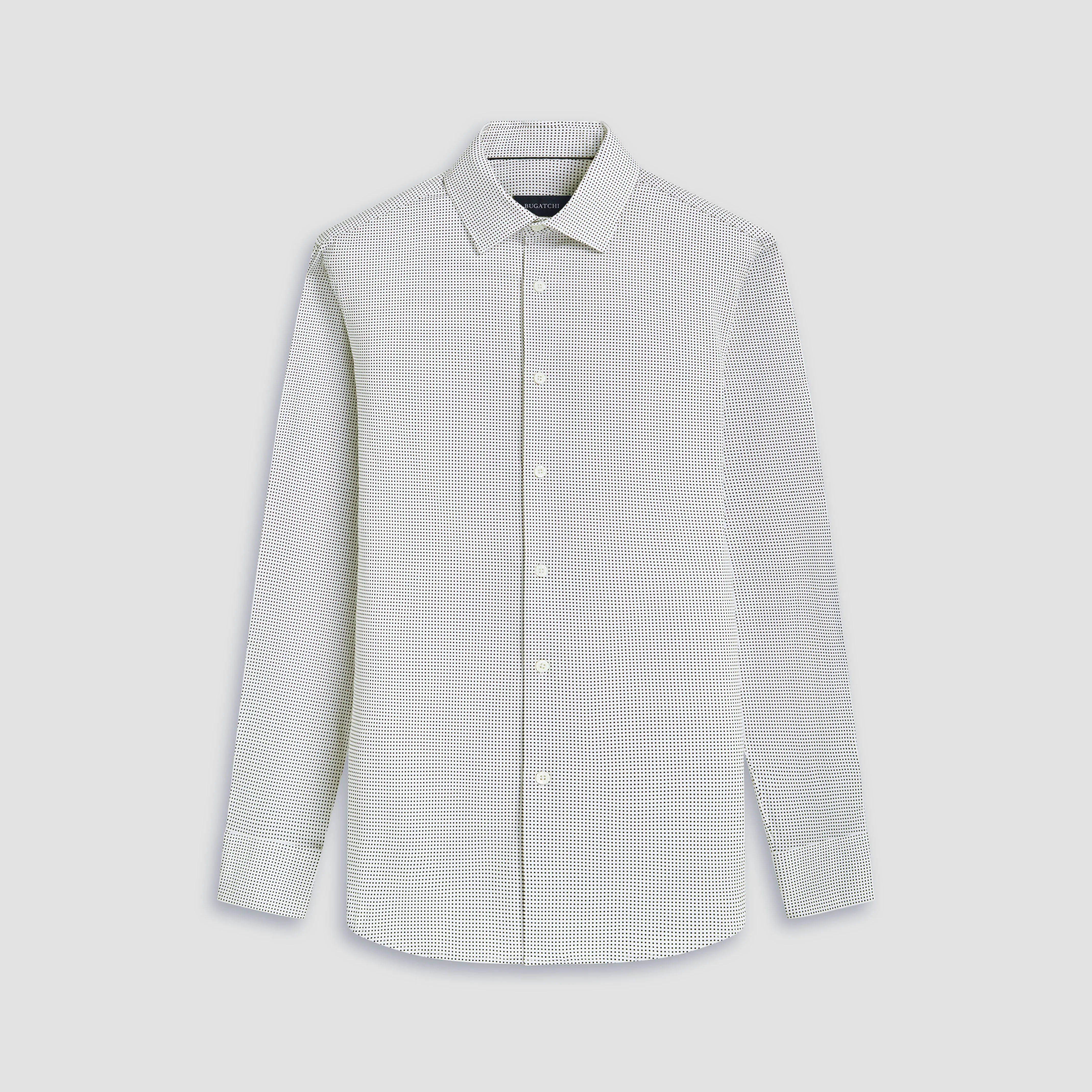 James Pin Dot OoohCotton Shirt sold by Bugatchi