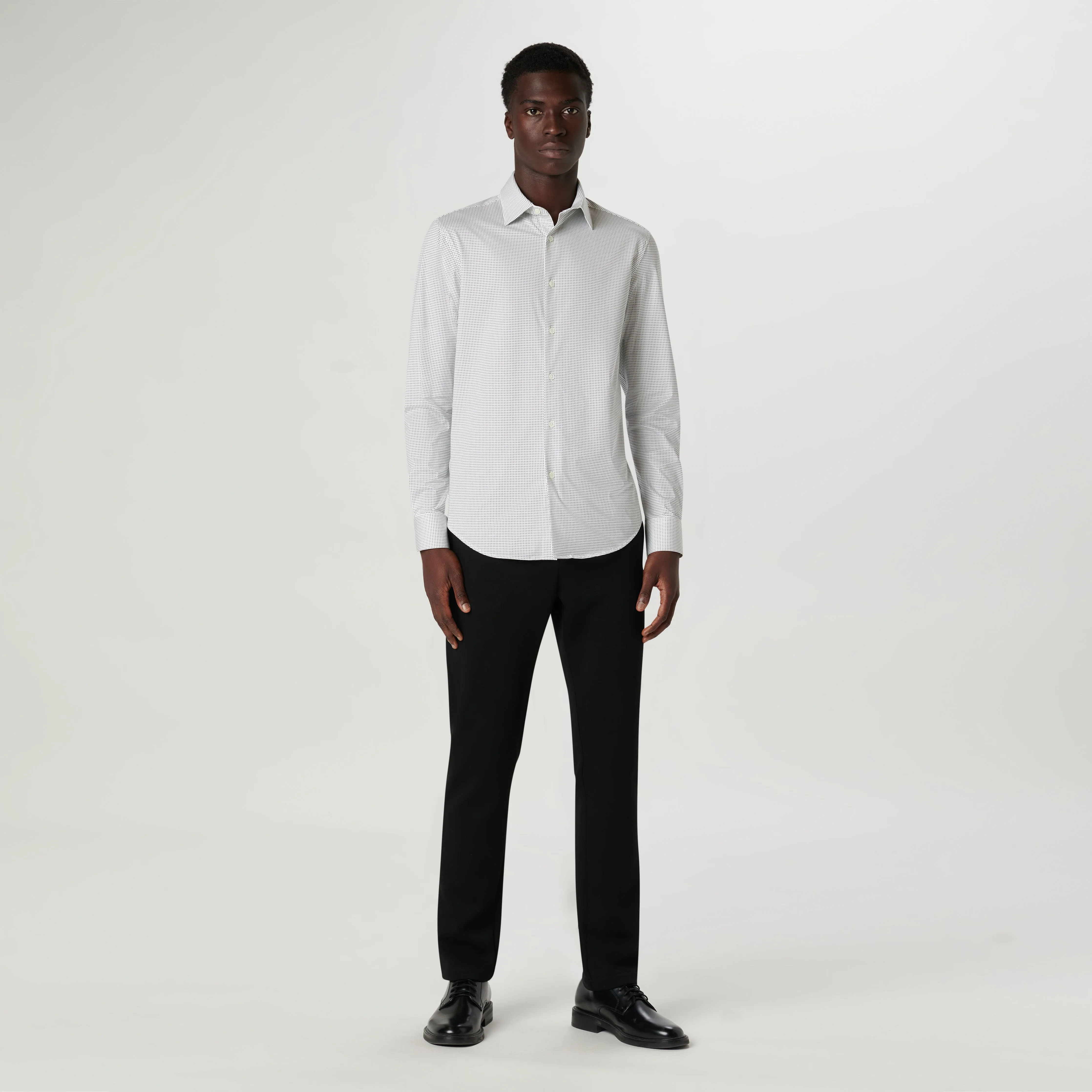 James Pin Dot OoohCotton Shirt sold by Bugatchi product image thumbnail 5