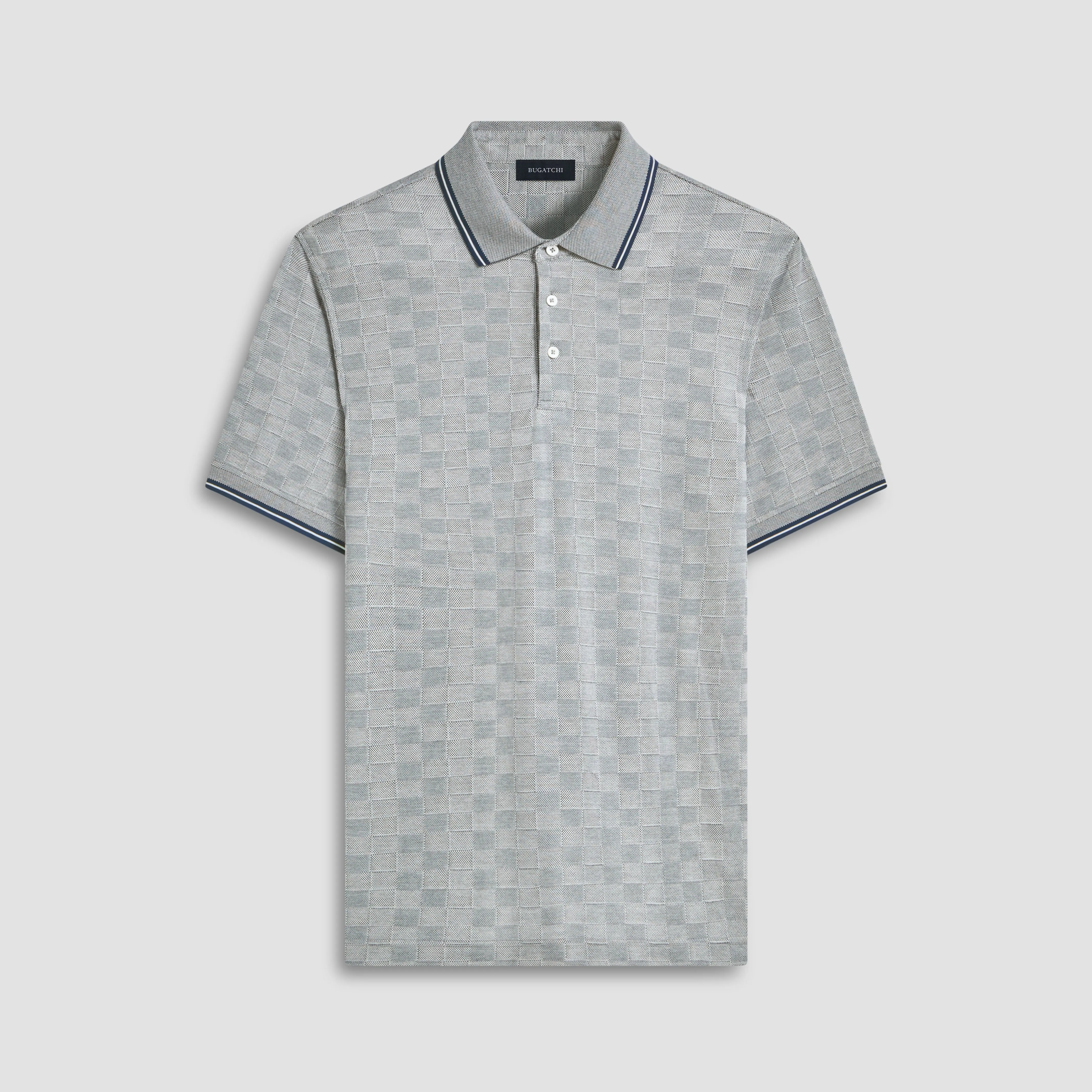 Checkerboard Polo sold by Bugatchi