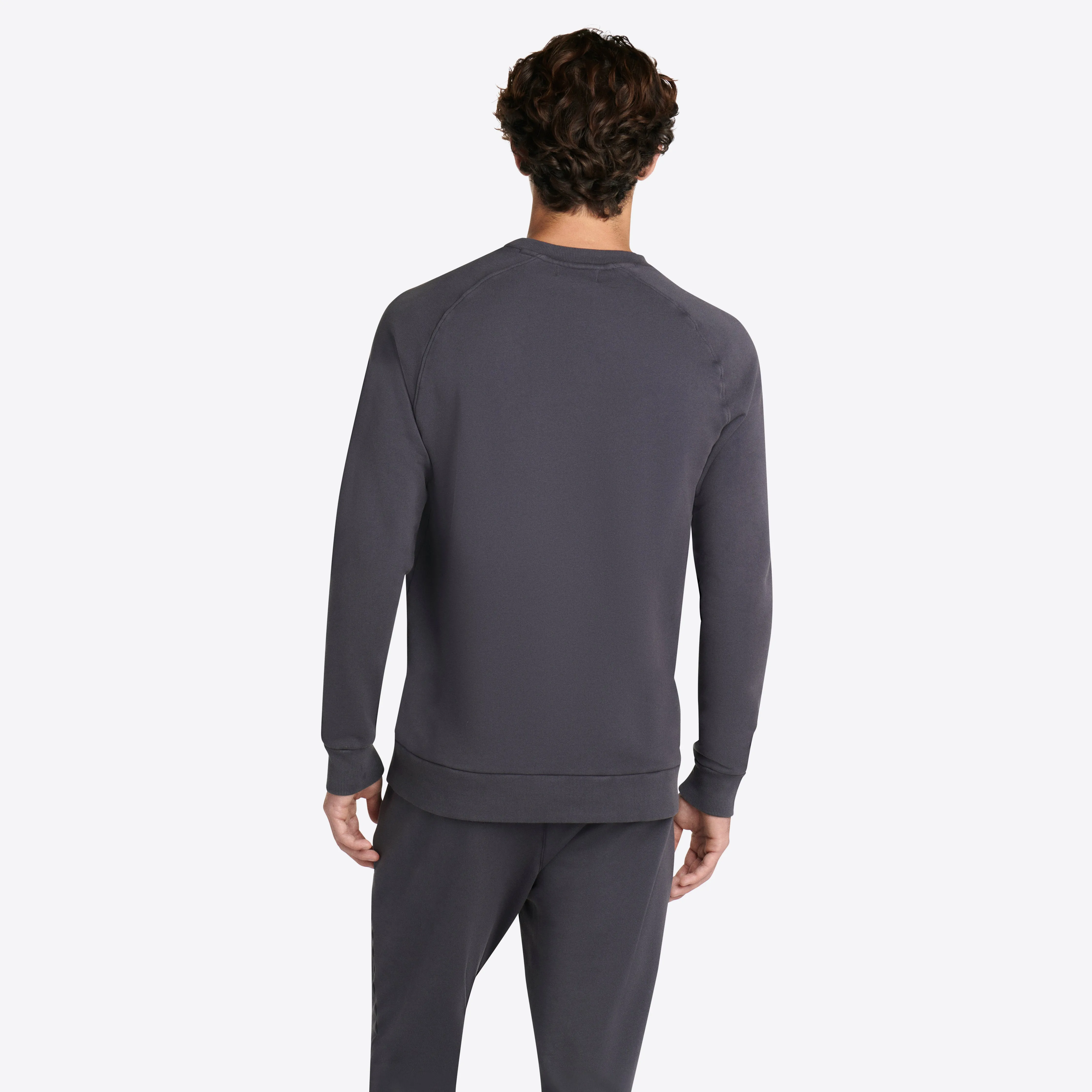 COMFORT Solid Long Sleeve Crew Neck Pullover sold by Bugatchi product image thumbnail 5