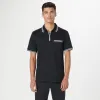 Tipped Quarter Zip Polo sold by Bugatchi