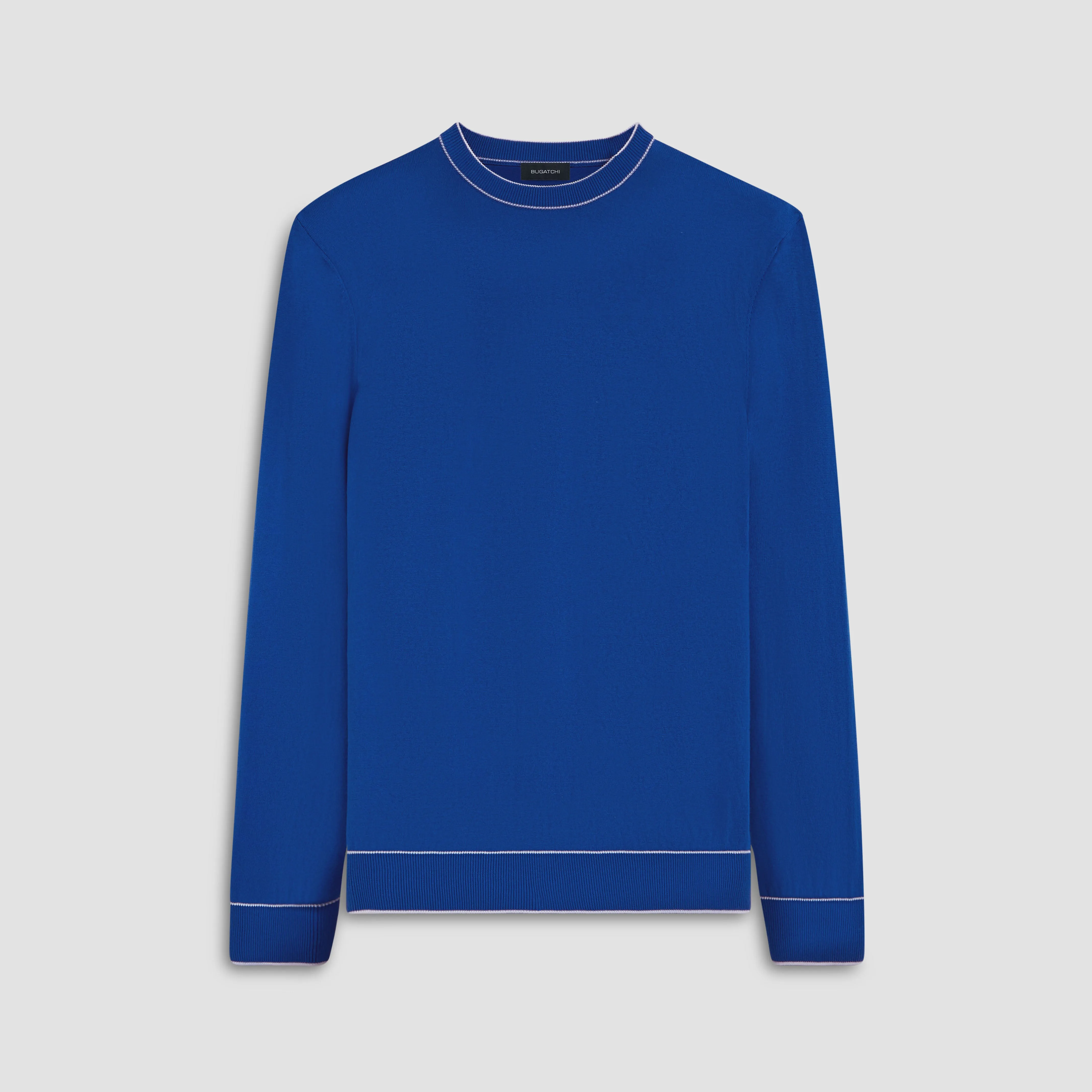 Solid Crew Neck Sweater sold by Bugatchi