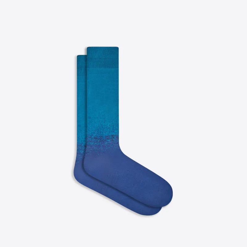 Abstract Mid-Calf Socks sold by Bugatchi