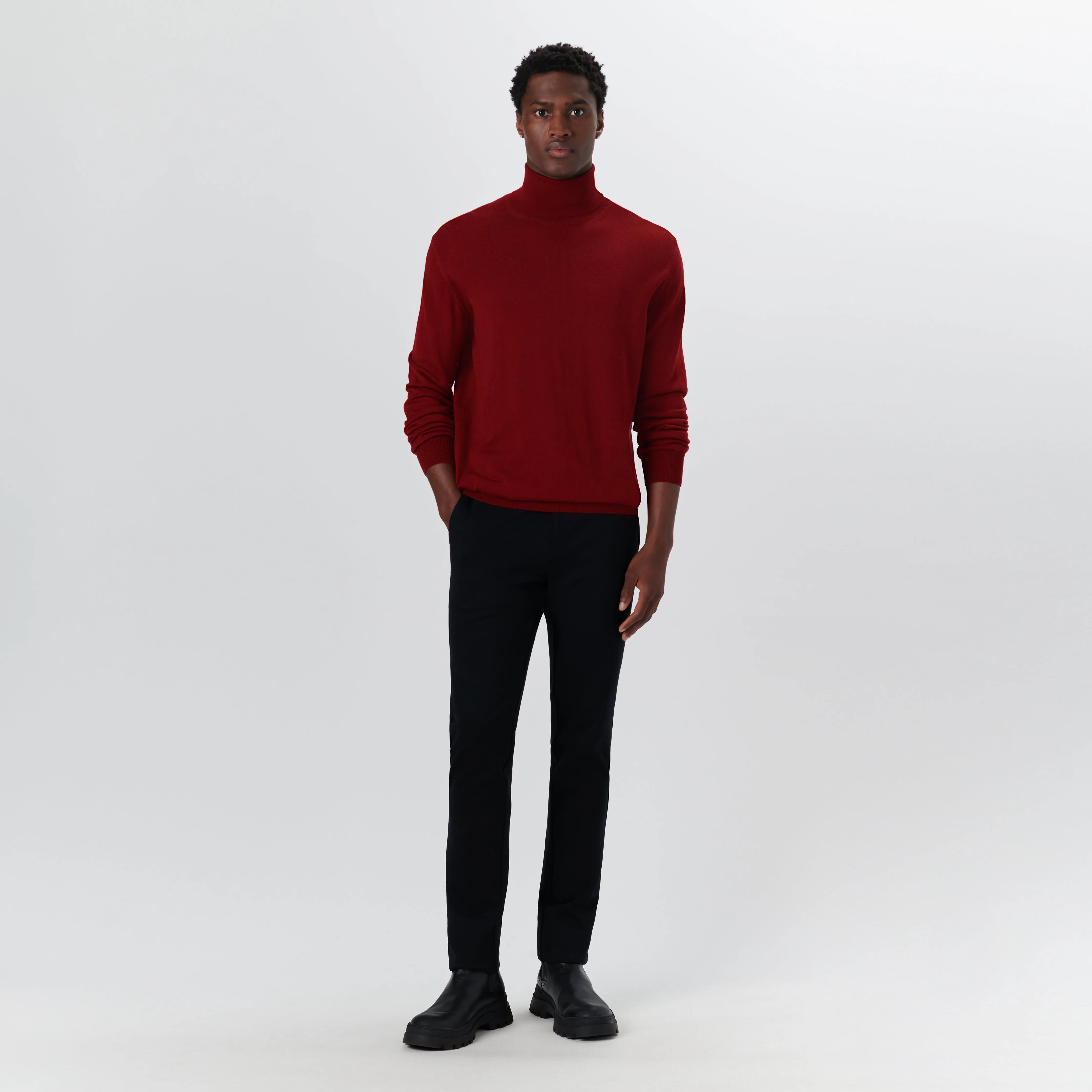 Turtle Neck Solid Sweater sold by Bugatchi product image thumbnail 5