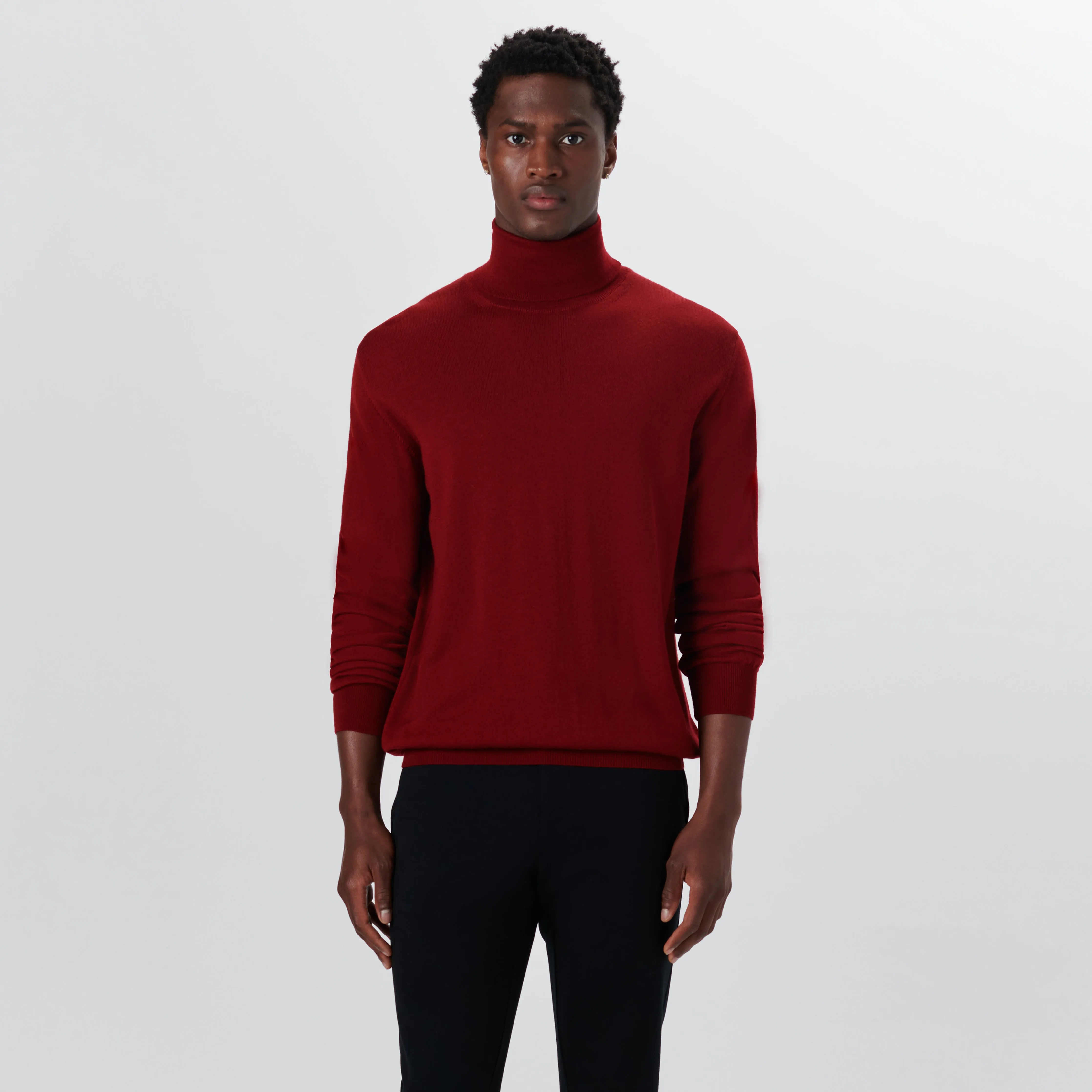 Turtle Neck Solid Sweater sold by Bugatchi product image thumbnail 2