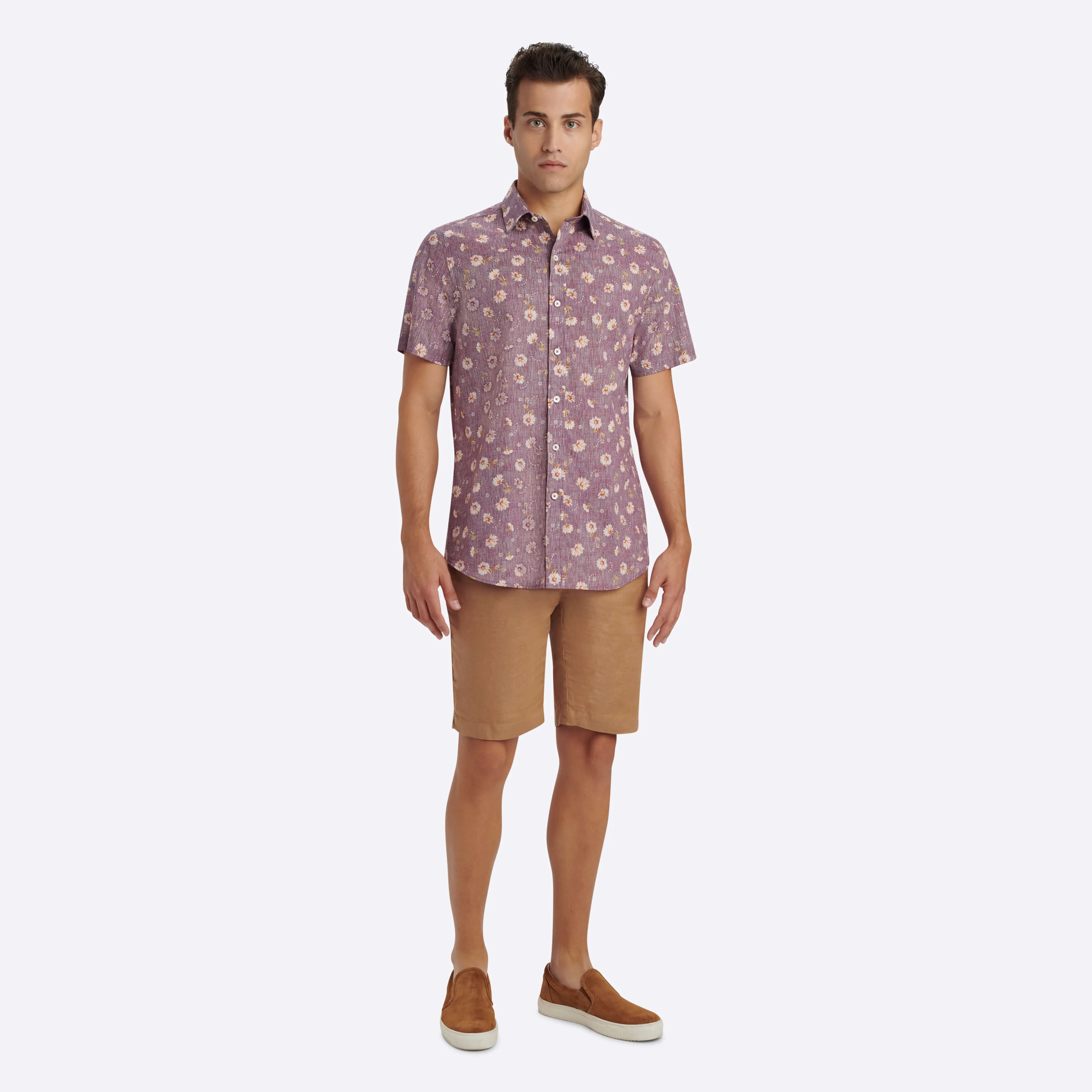 ORSON Floral Print Short Sleeve Shirt sold by Bugatchi product image thumbnail 5