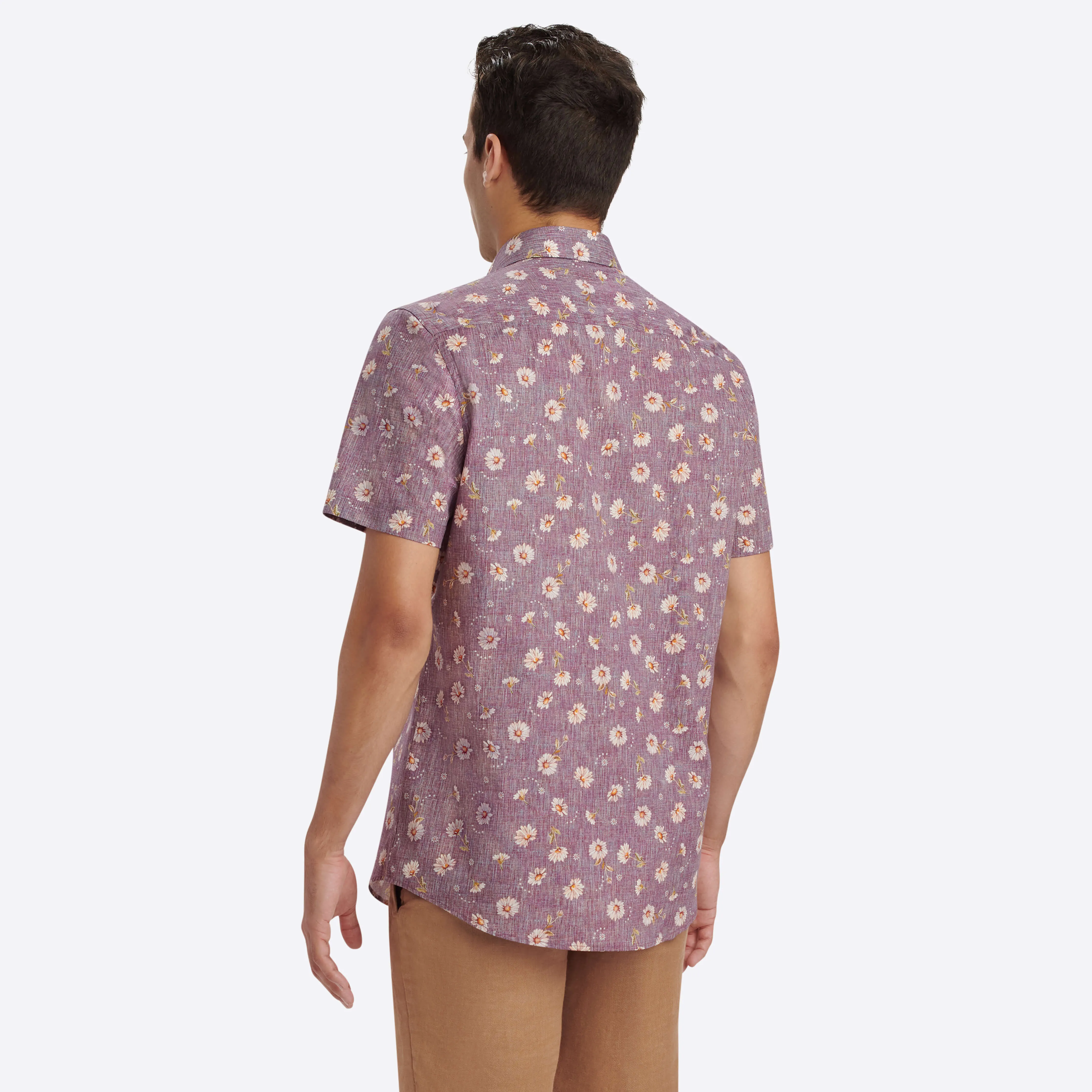 ORSON Floral Print Short Sleeve Shirt sold by Bugatchi product image thumbnail 4