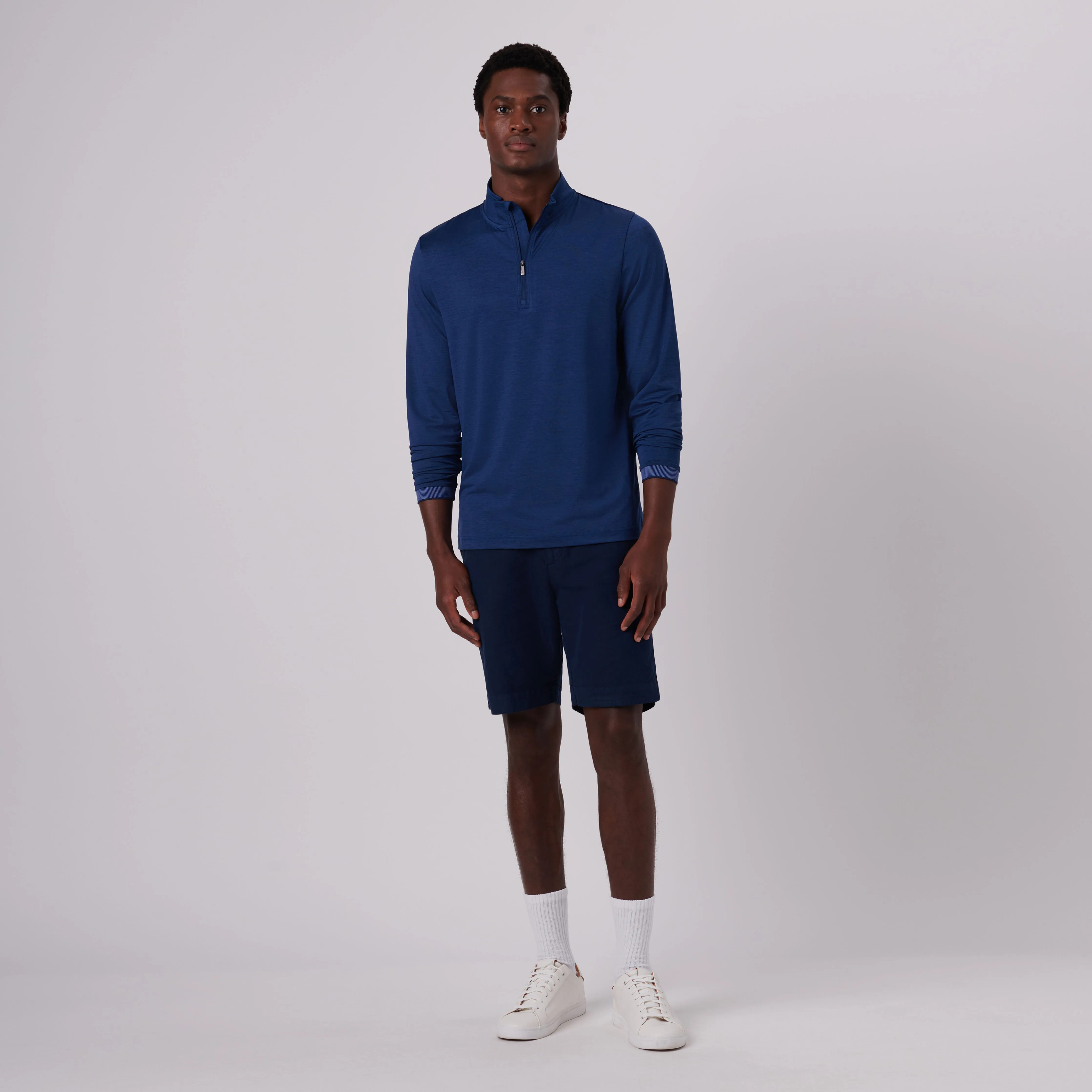 Performance Quarter-Zip Pullover sold by Bugatchi product image thumbnail 5