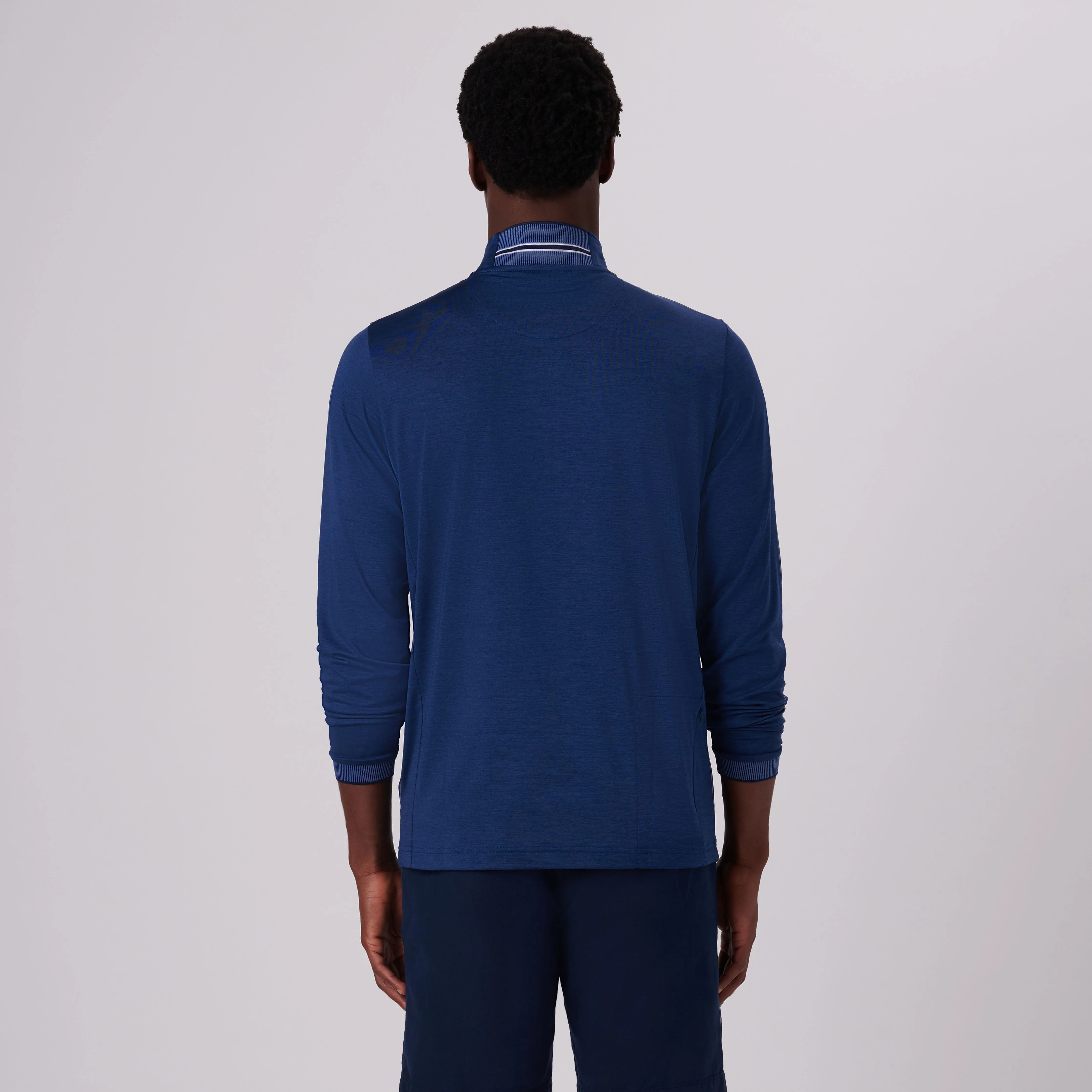 Performance Quarter-Zip Pullover sold by Bugatchi product image thumbnail 4