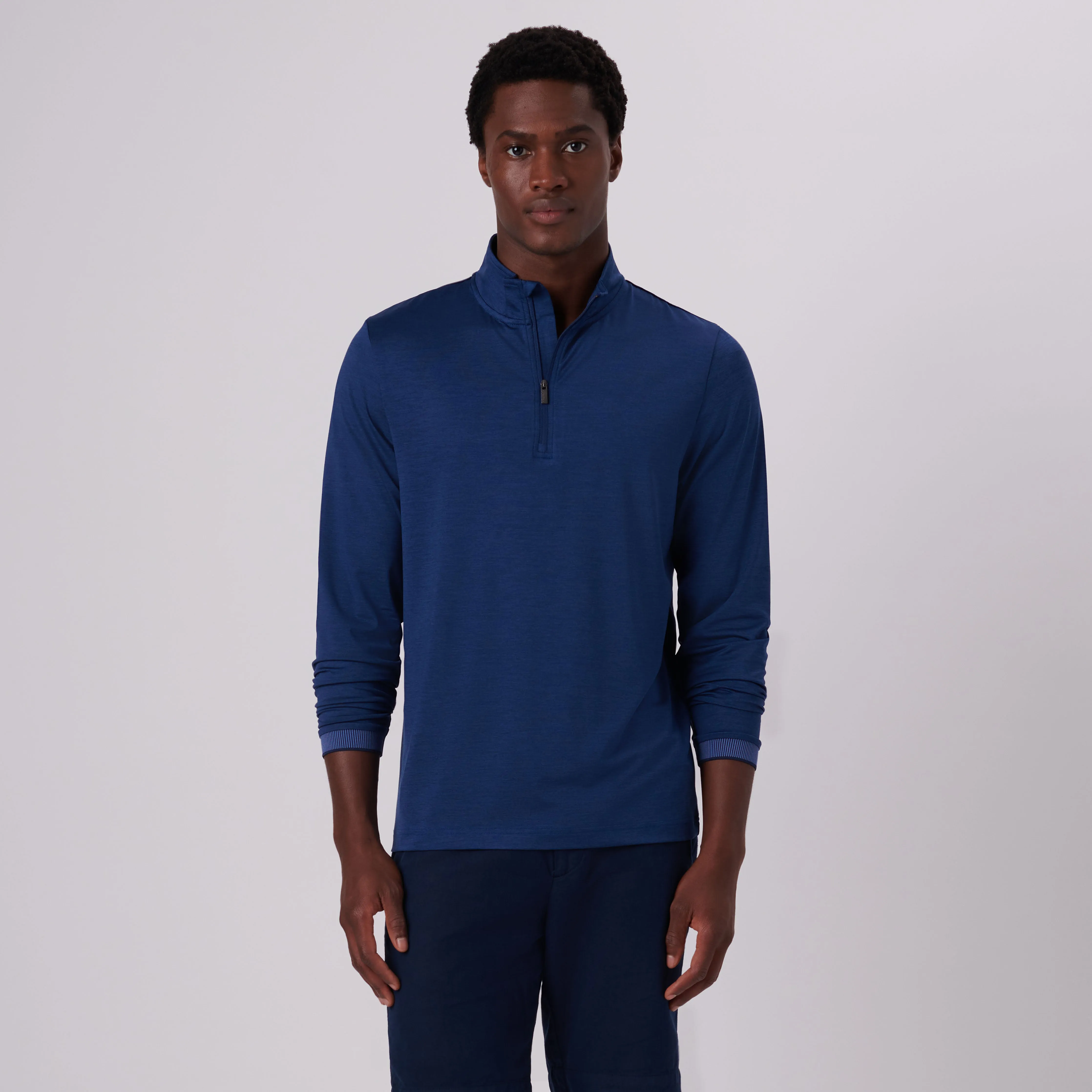 Performance Quarter-Zip Pullover sold by Bugatchi product image thumbnail 2