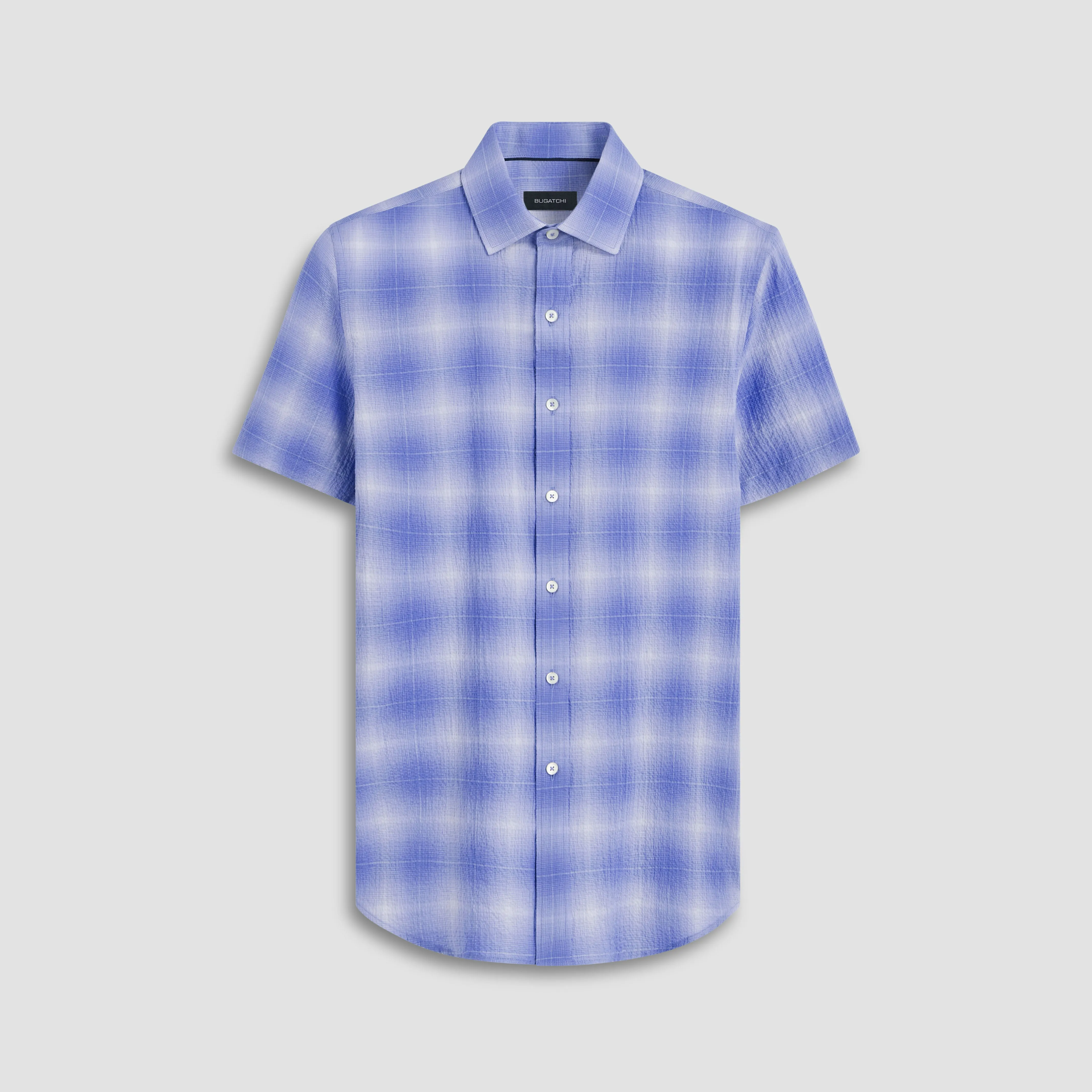 Orson Windowpane Check Short Sleeve Shirt sold by Bugatchi