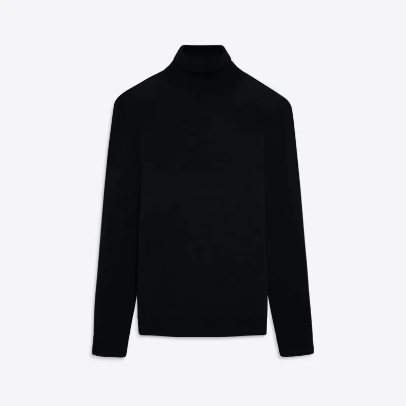 Super Merino Turtle Neck Solid Sweater sold by Bugatchi