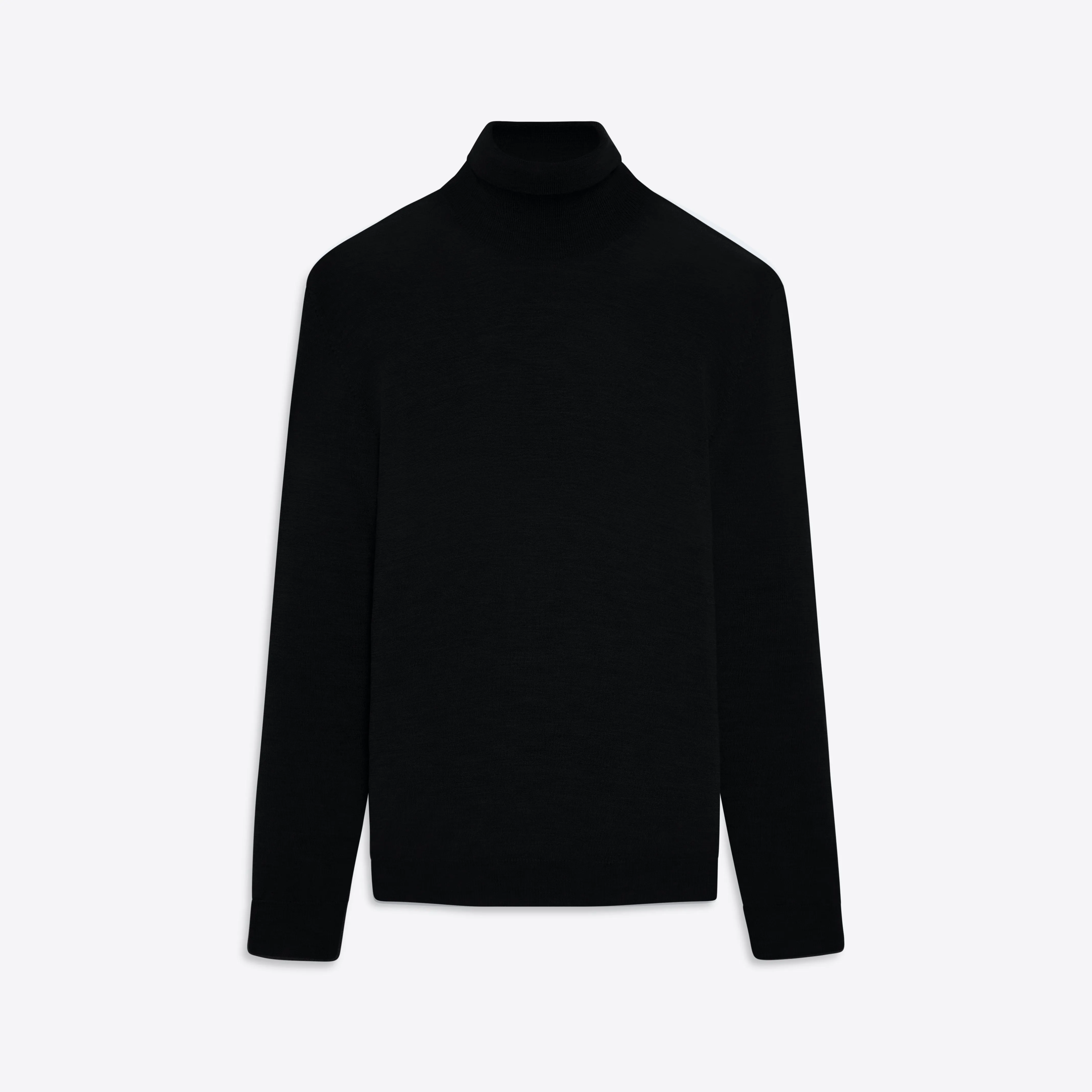 Super Merino Turtle Neck Solid Sweater sold by Bugatchi