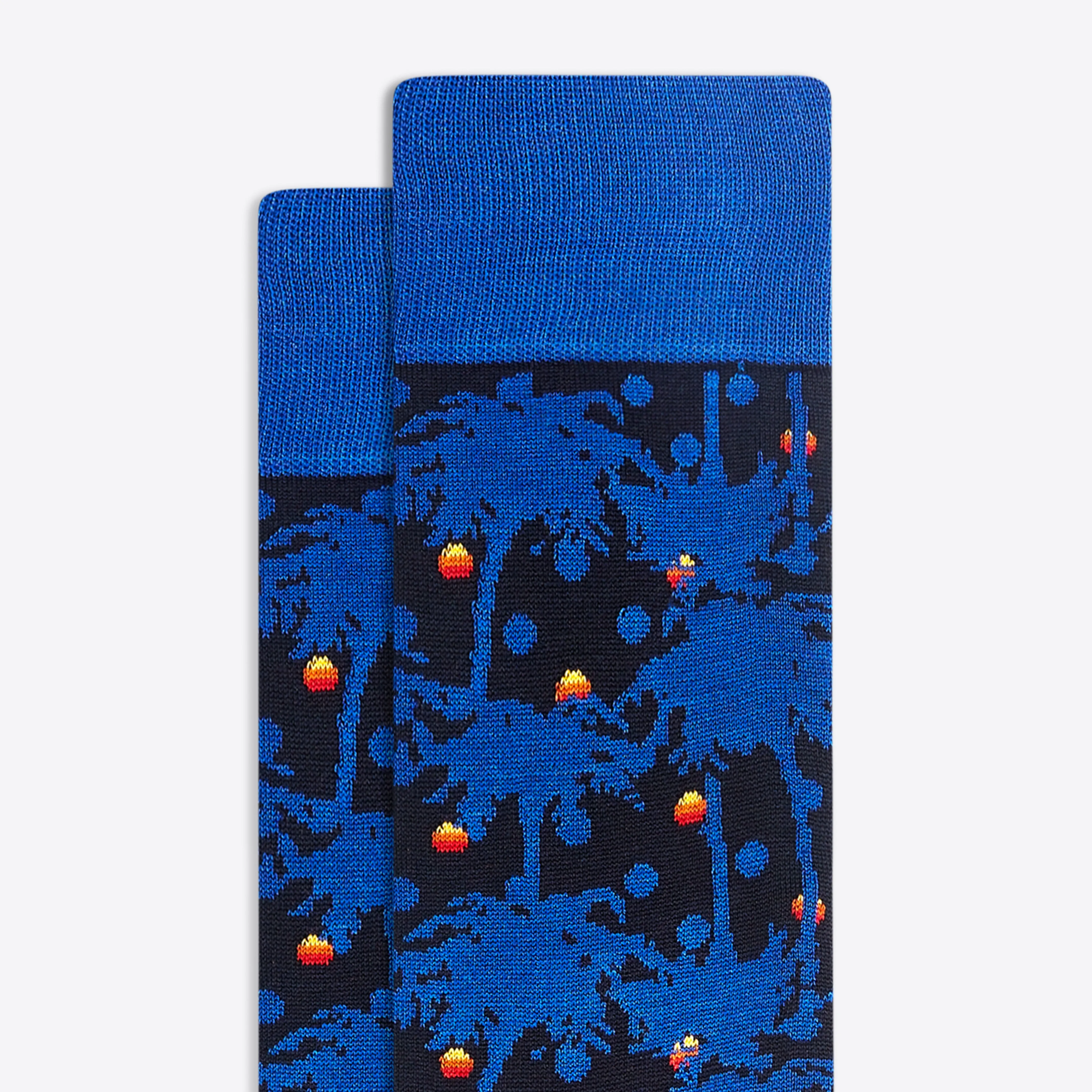 Tropical Sunset Mid-Calf Socks sold by Bugatchi product image thumbnail 2