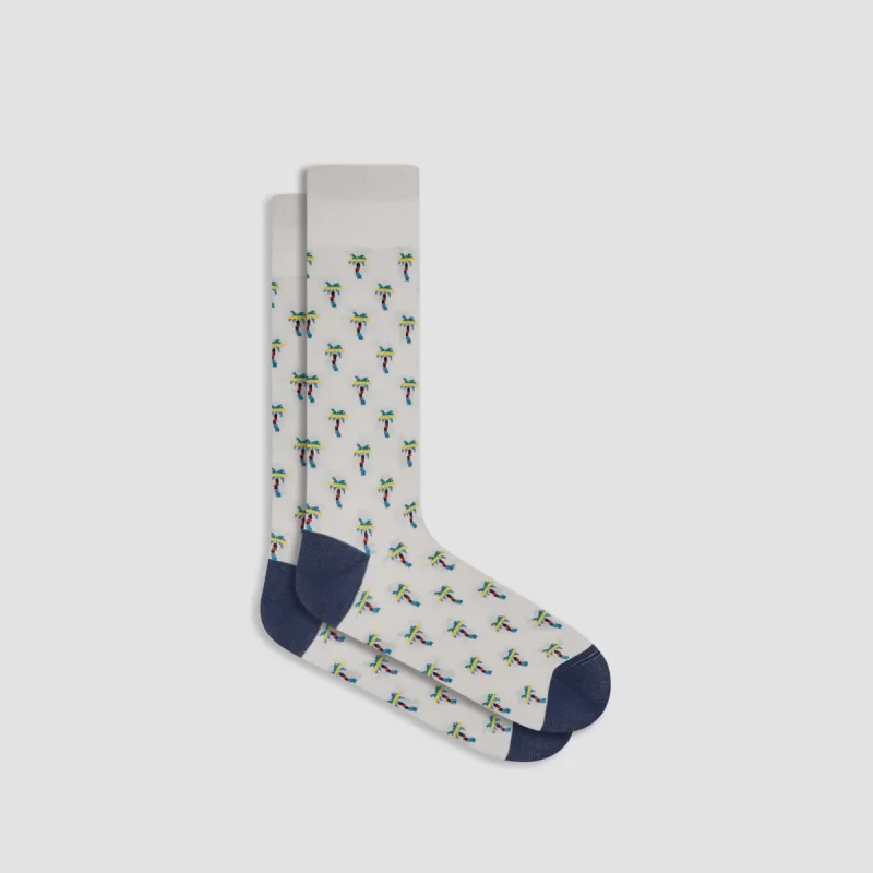 Palm Trees Mid-Calf Socks sold by Bugatchi