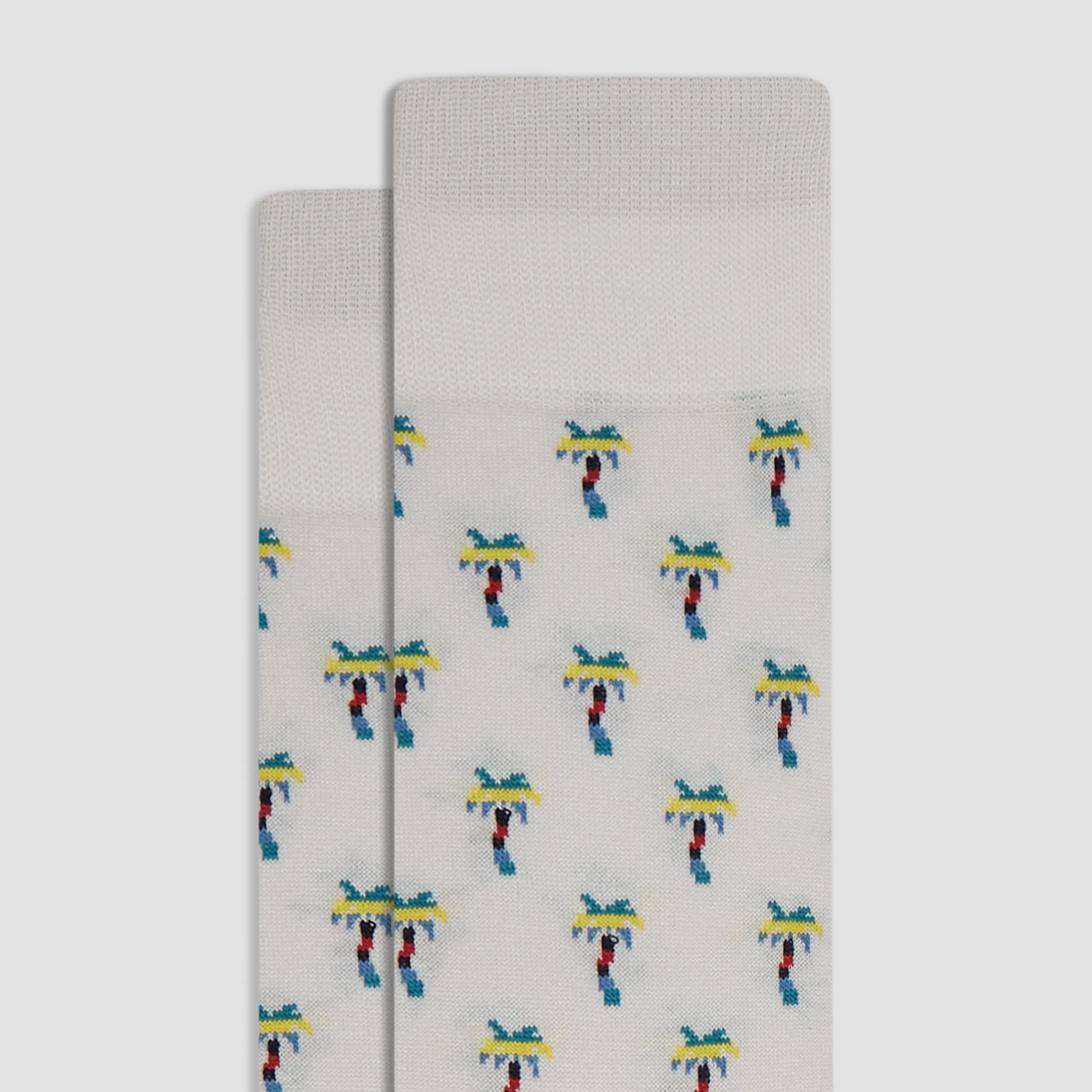 Palm Trees Mid-Calf Socks sold by Bugatchi product image thumbnail 2