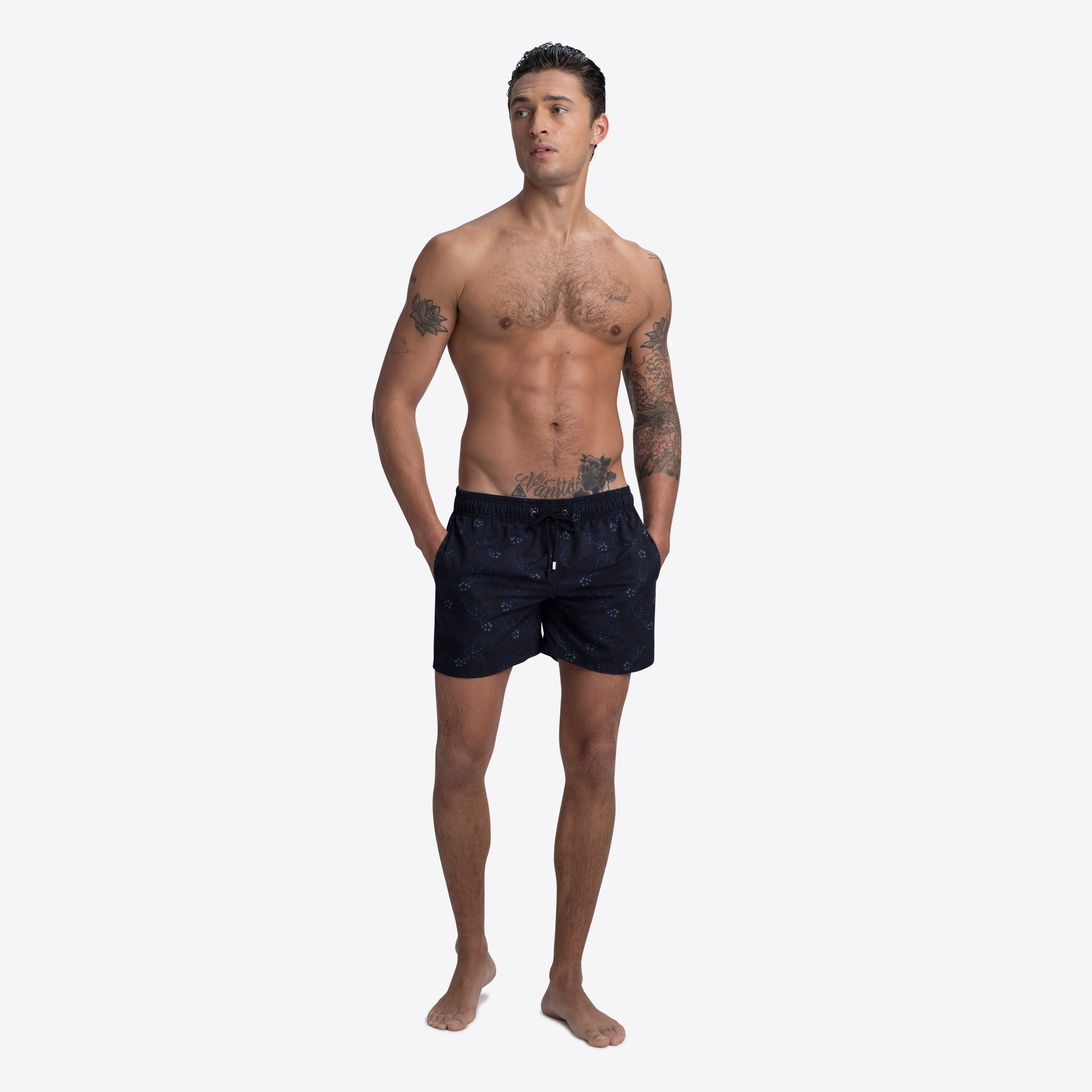 MAX Abstract Print Swim Trunks sold by Bugatchi product image thumbnail 5