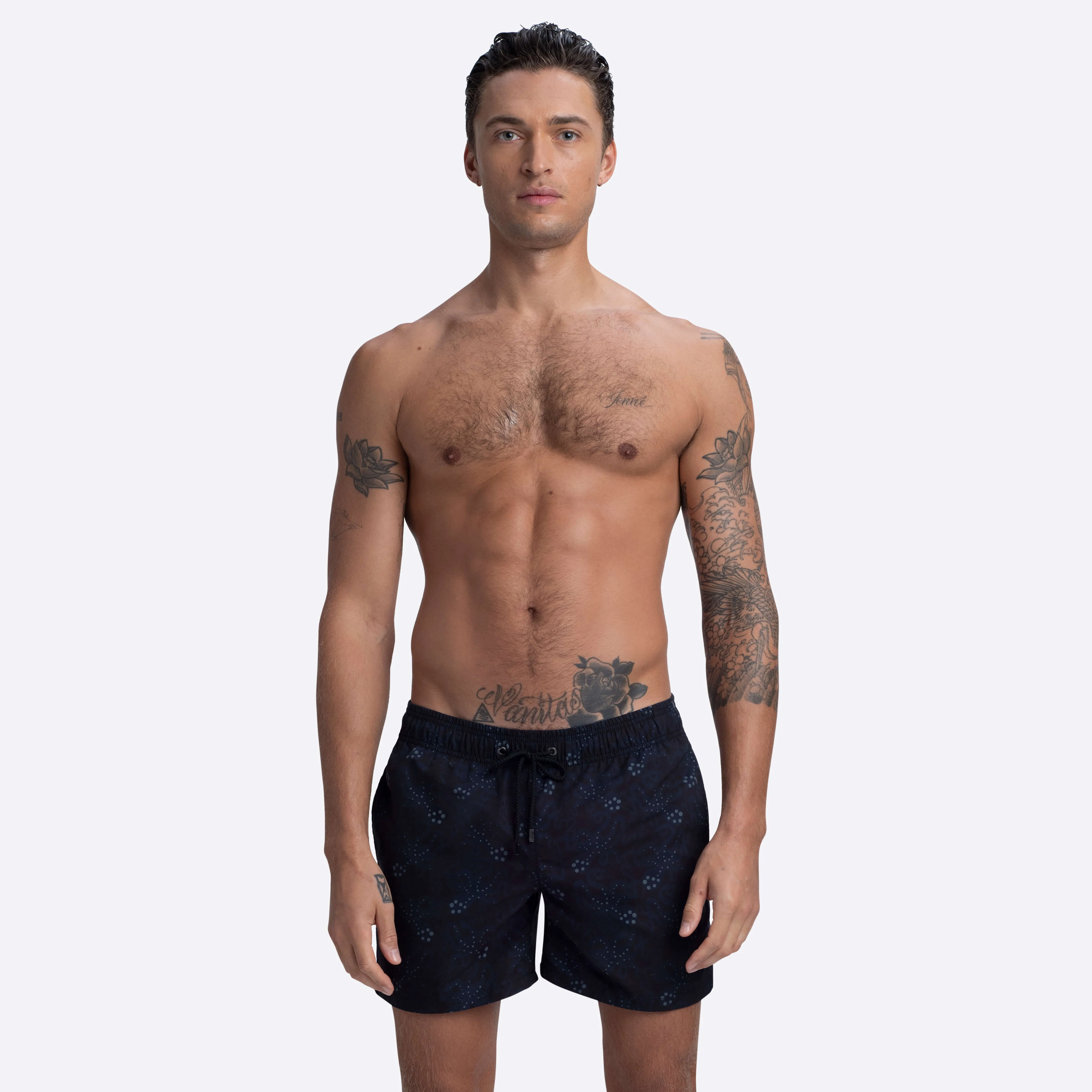 MAX Abstract Print Swim Trunks sold by Bugatchi product image thumbnail 2