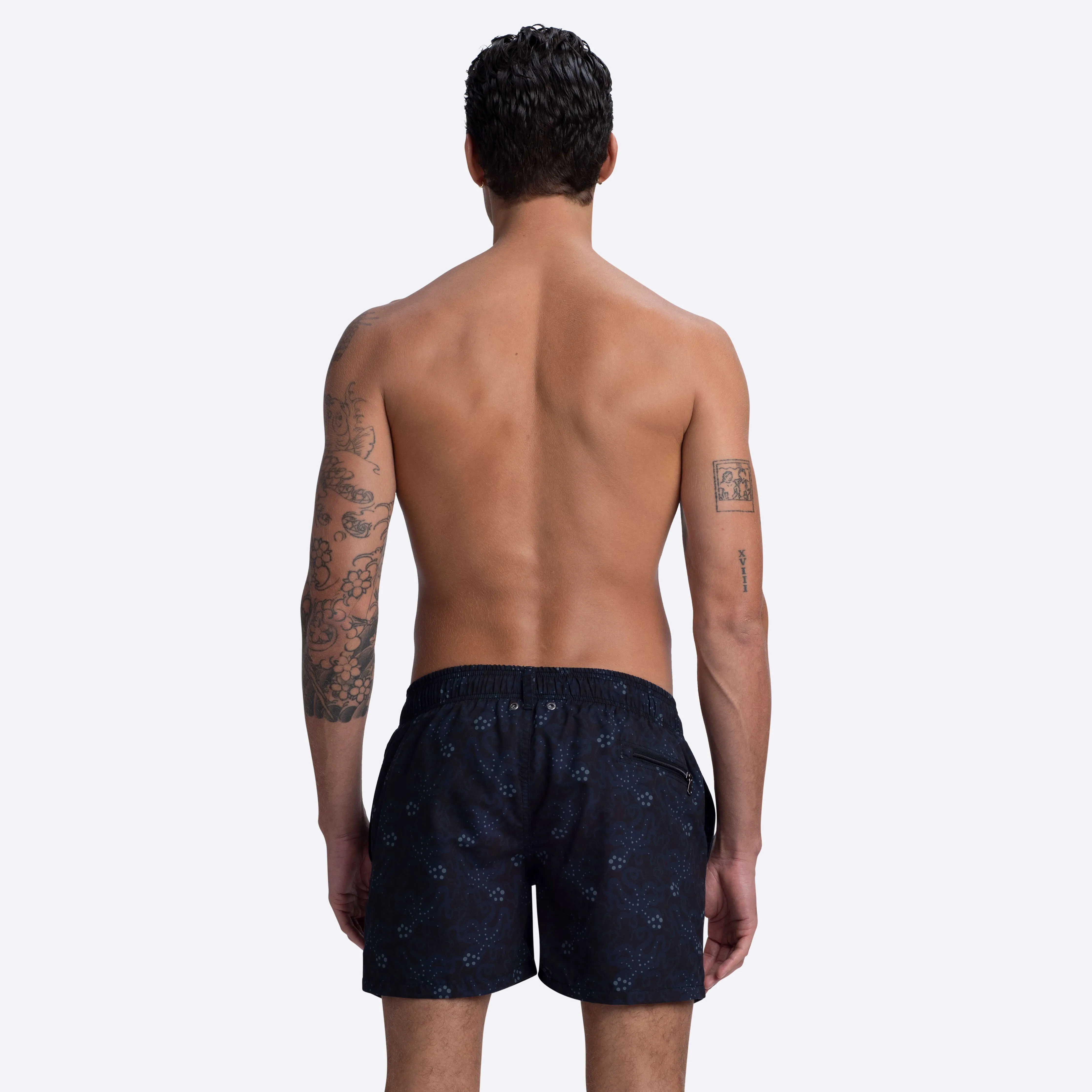 MAX Abstract Print Swim Trunks sold by Bugatchi product image thumbnail 4