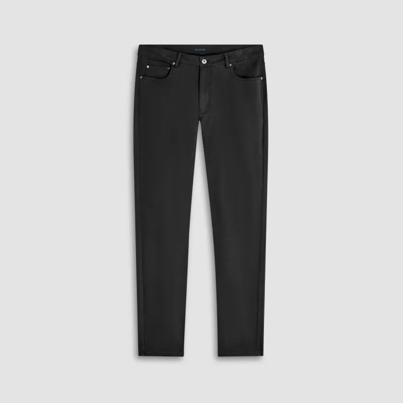 Preston Solid Five Pocket Pant sold by Bugatchi
